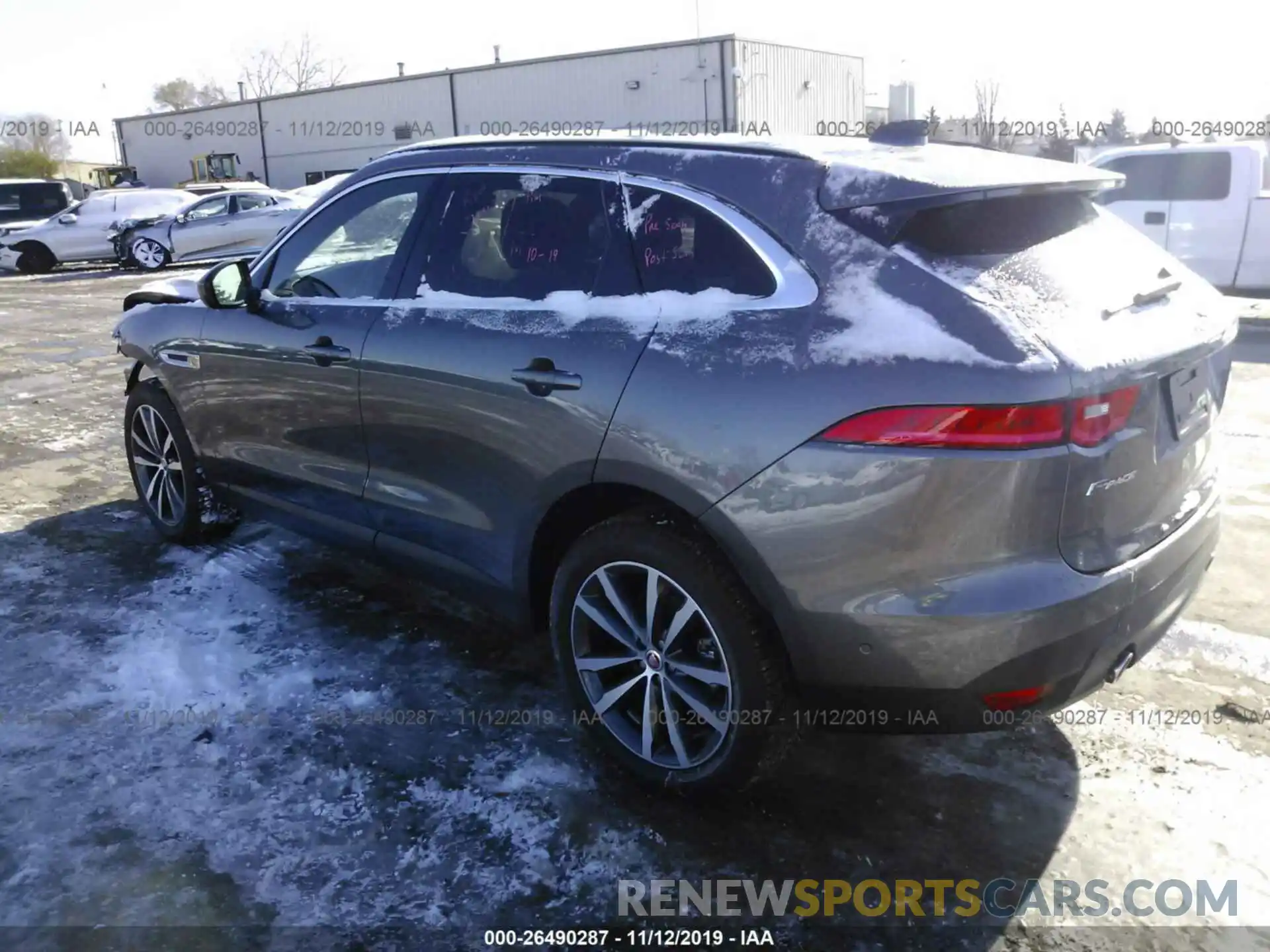 3 Photograph of a damaged car SADCK2GX0KA604767 JAGUAR F-PACE 2019