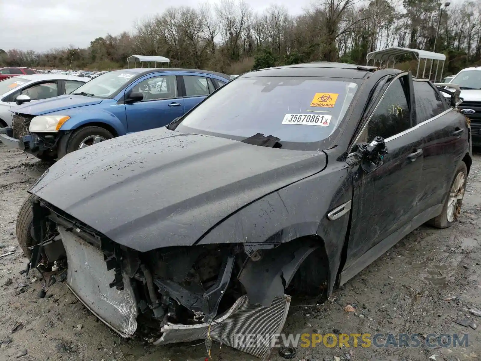 2 Photograph of a damaged car SADCK2GX1KA391425 JAGUAR F-PACE 2019