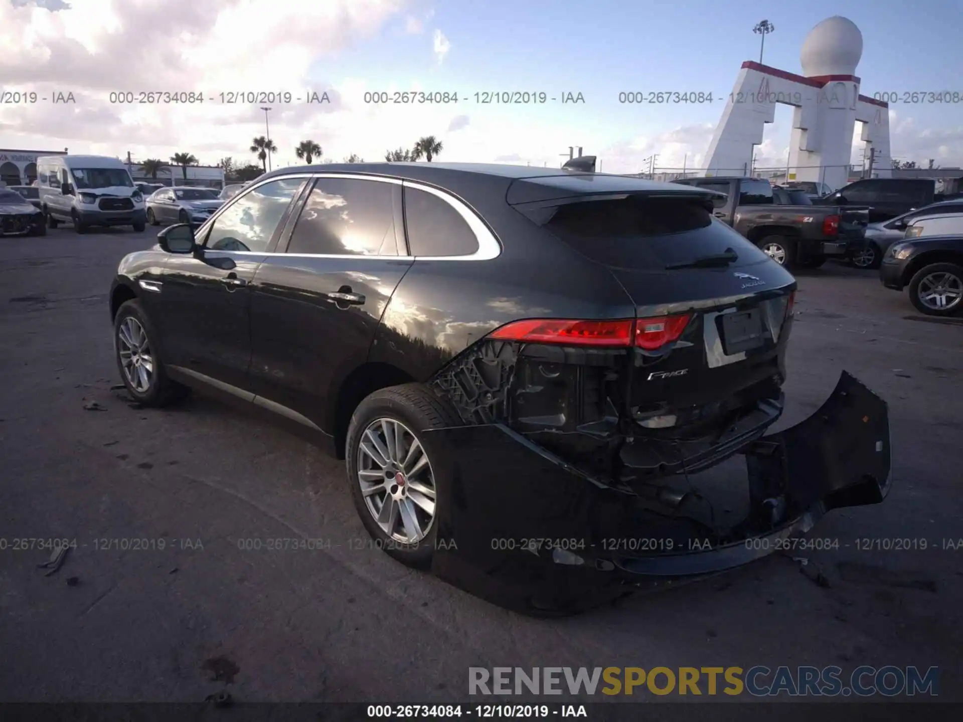 3 Фотография поврежденного автомобиля SADCK2GX1KA392509 JAGUAR F-PACE 2019