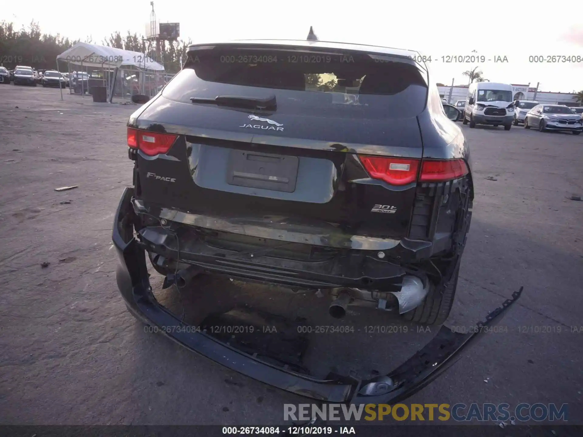 6 Фотография поврежденного автомобиля SADCK2GX1KA392509 JAGUAR F-PACE 2019