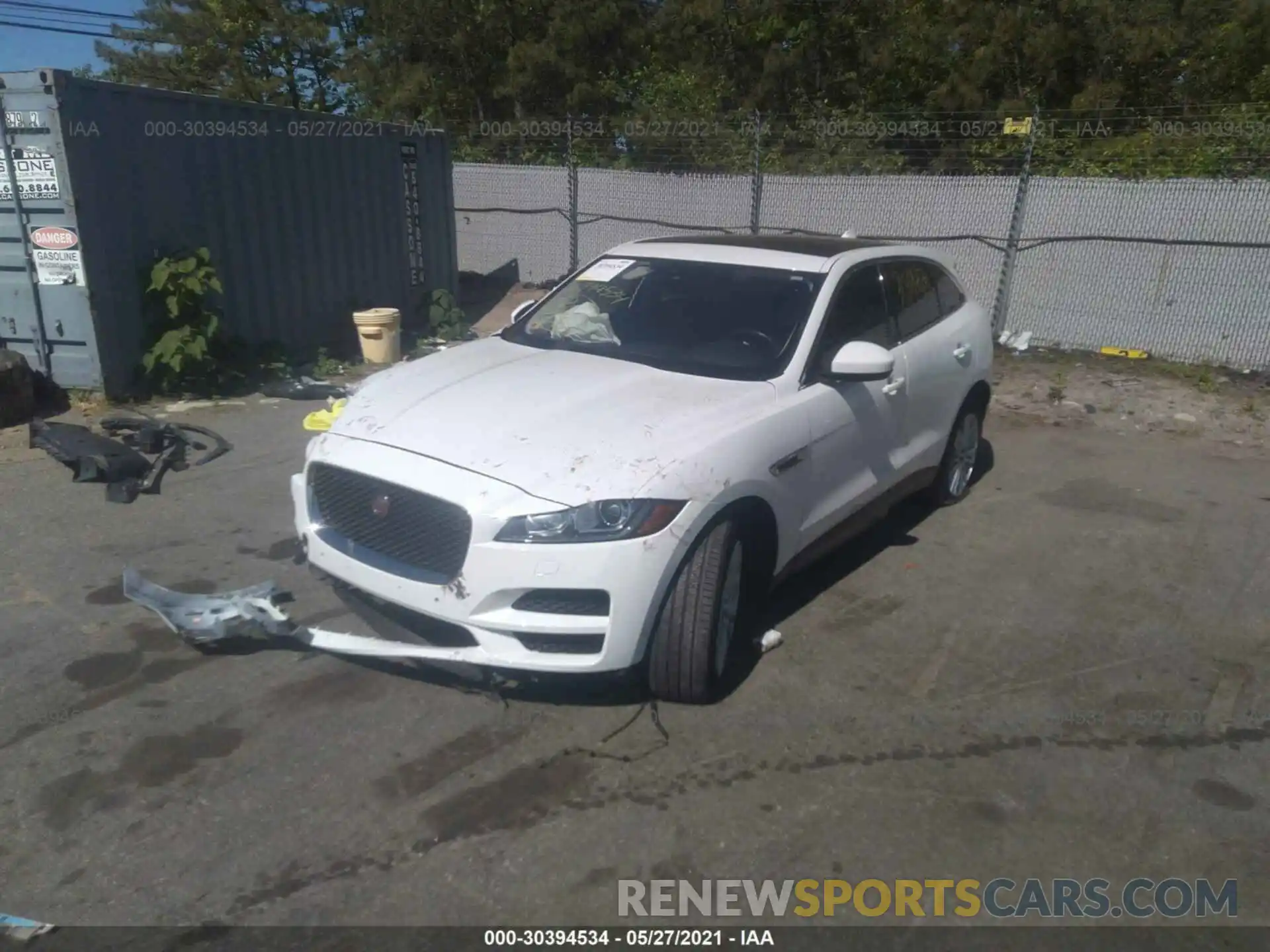 2 Photograph of a damaged car SADCK2GX1KA609119 JAGUAR F-PACE 2019