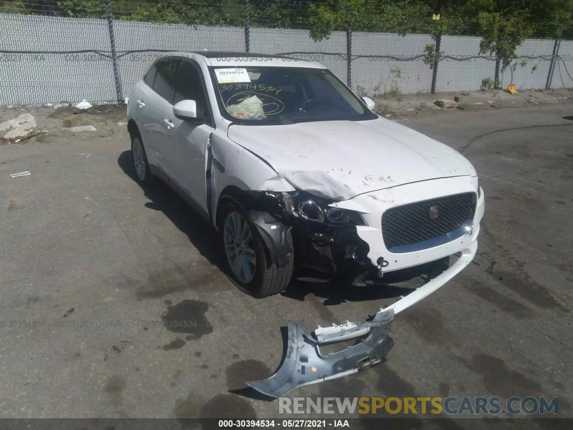 6 Photograph of a damaged car SADCK2GX1KA609119 JAGUAR F-PACE 2019