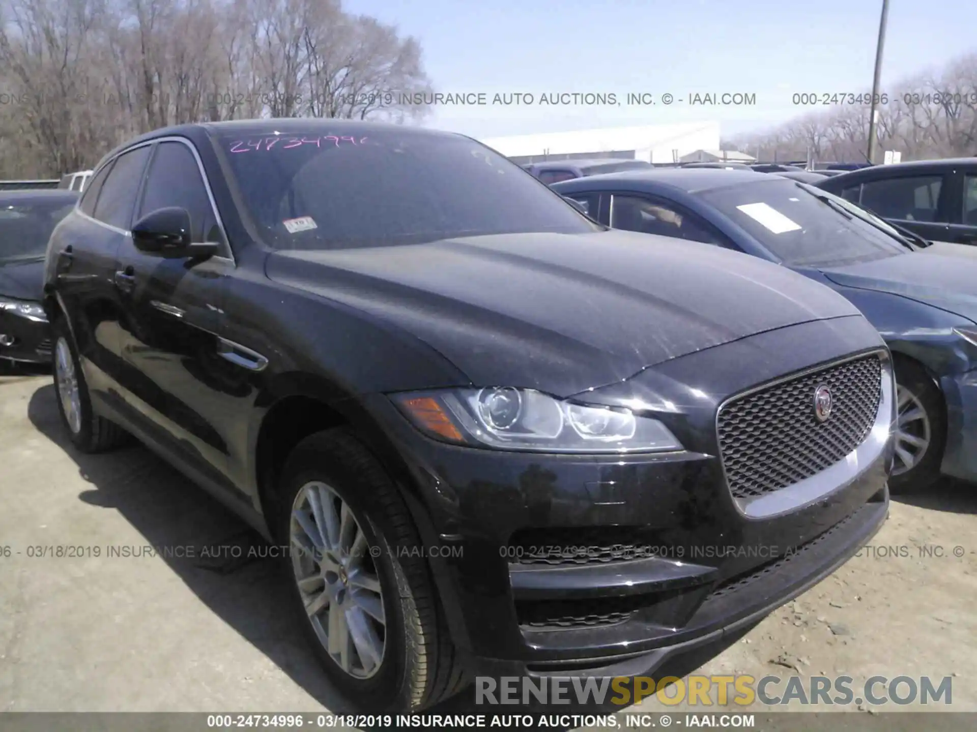 1 Фотография поврежденного автомобиля SADCK2GX2KA390834 JAGUAR F-PACE 2019