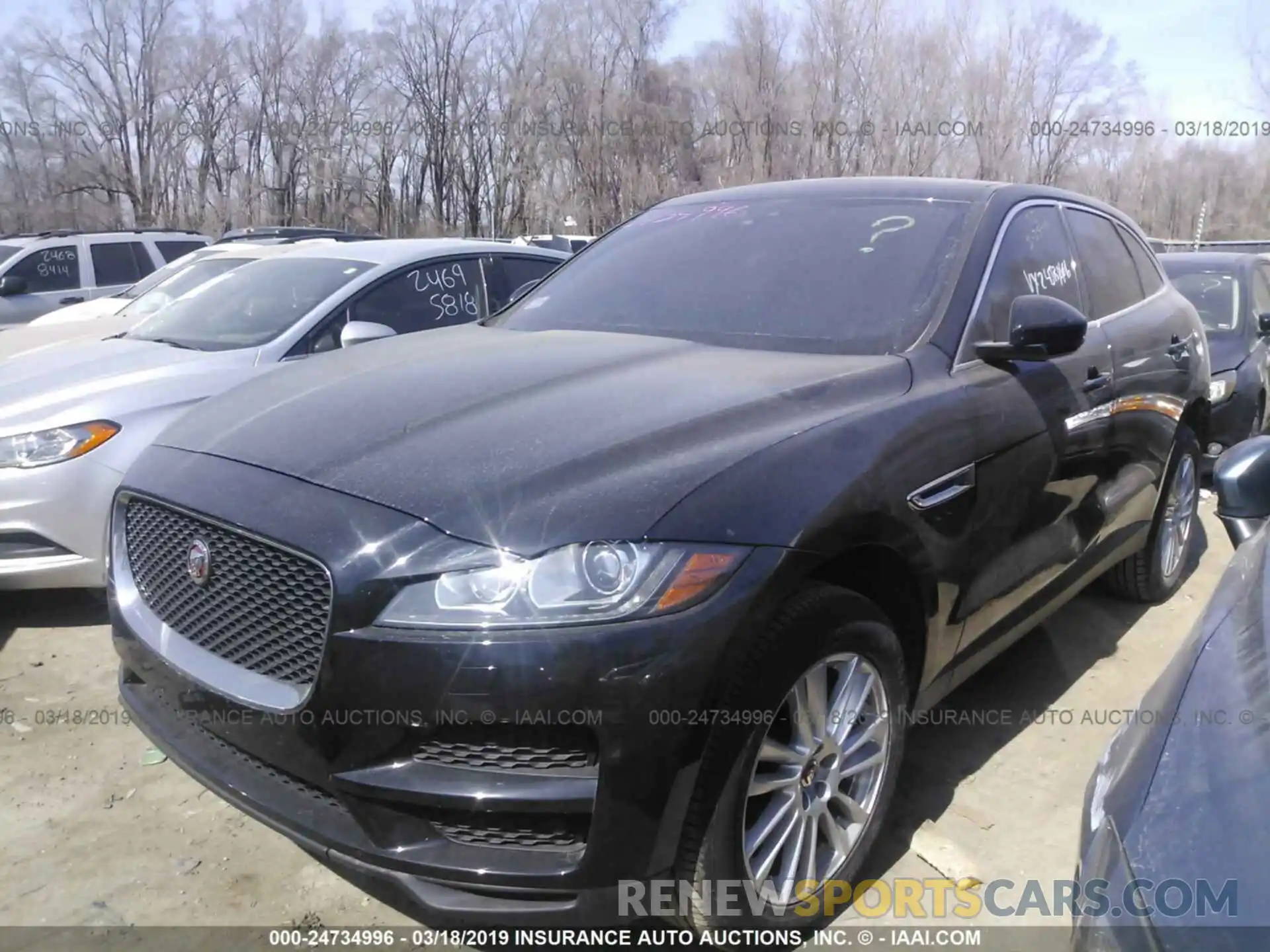 2 Фотография поврежденного автомобиля SADCK2GX2KA390834 JAGUAR F-PACE 2019