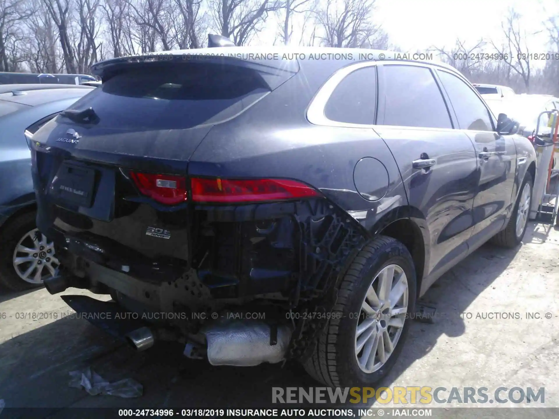 4 Фотография поврежденного автомобиля SADCK2GX2KA390834 JAGUAR F-PACE 2019