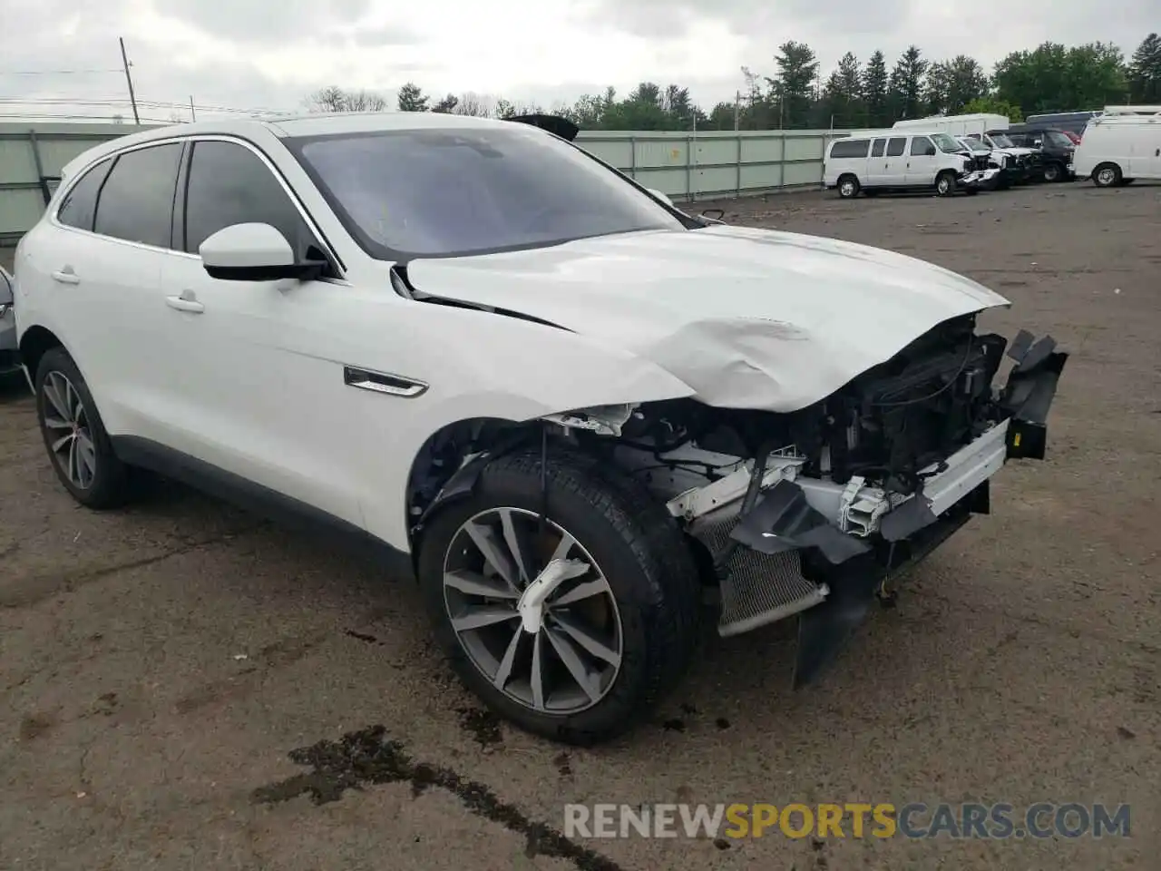 1 Photograph of a damaged car SADCK2GX2KA398528 JAGUAR F-PACE 2019