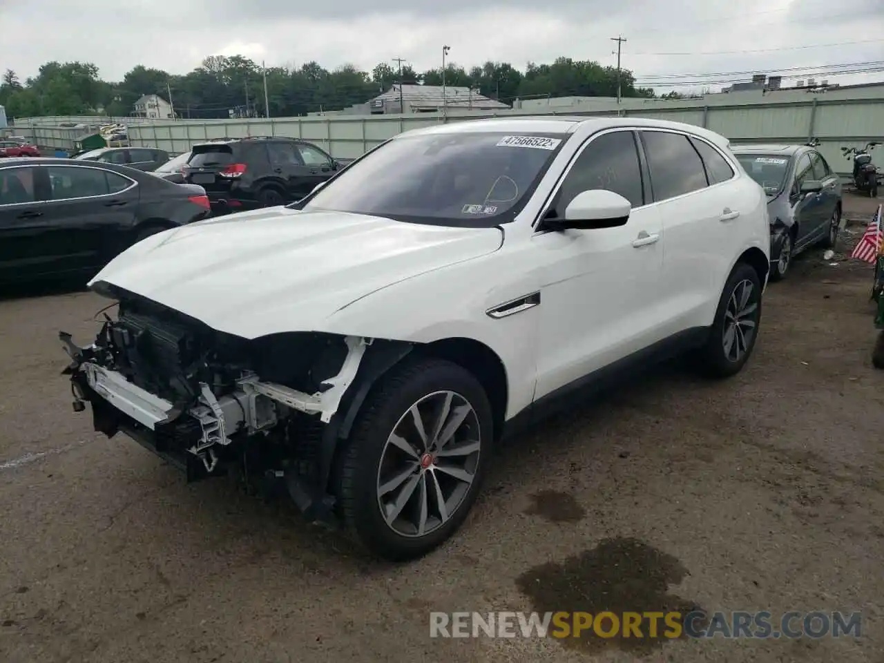 2 Фотография поврежденного автомобиля SADCK2GX2KA398528 JAGUAR F-PACE 2019