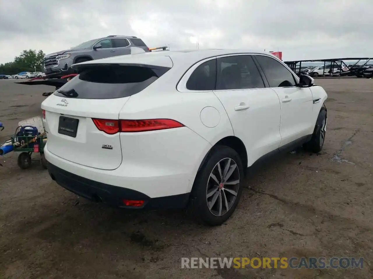 4 Фотография поврежденного автомобиля SADCK2GX2KA398528 JAGUAR F-PACE 2019