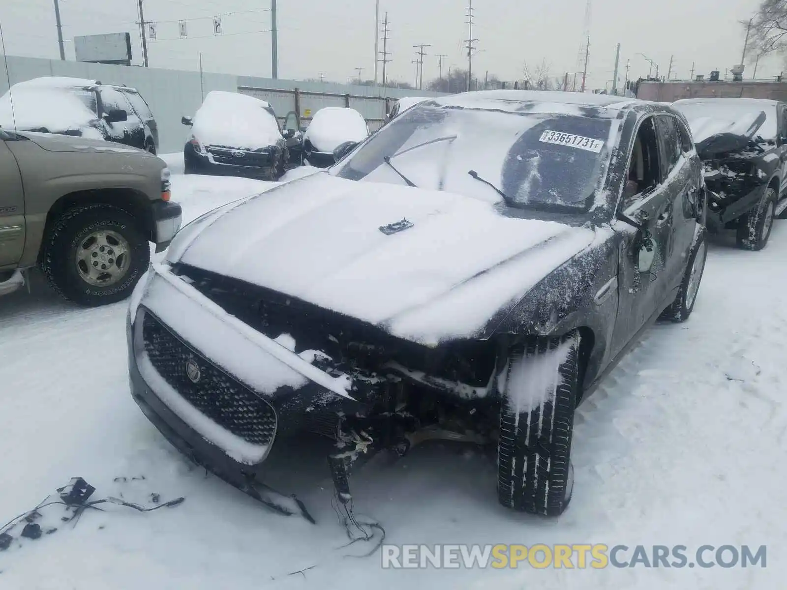 2 Photograph of a damaged car SADCK2GX3KA609090 JAGUAR F-PACE 2019