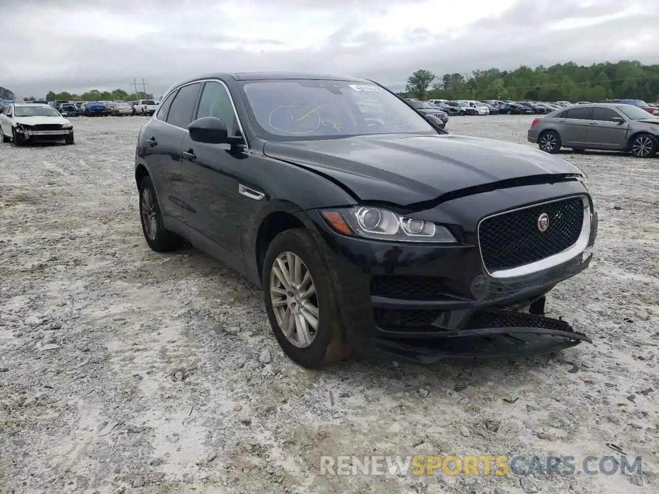 1 Photograph of a damaged car SADCK2GX4KA392648 JAGUAR F-PACE 2019