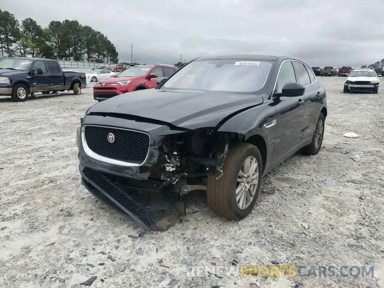 2 Фотография поврежденного автомобиля SADCK2GX4KA392648 JAGUAR F-PACE 2019