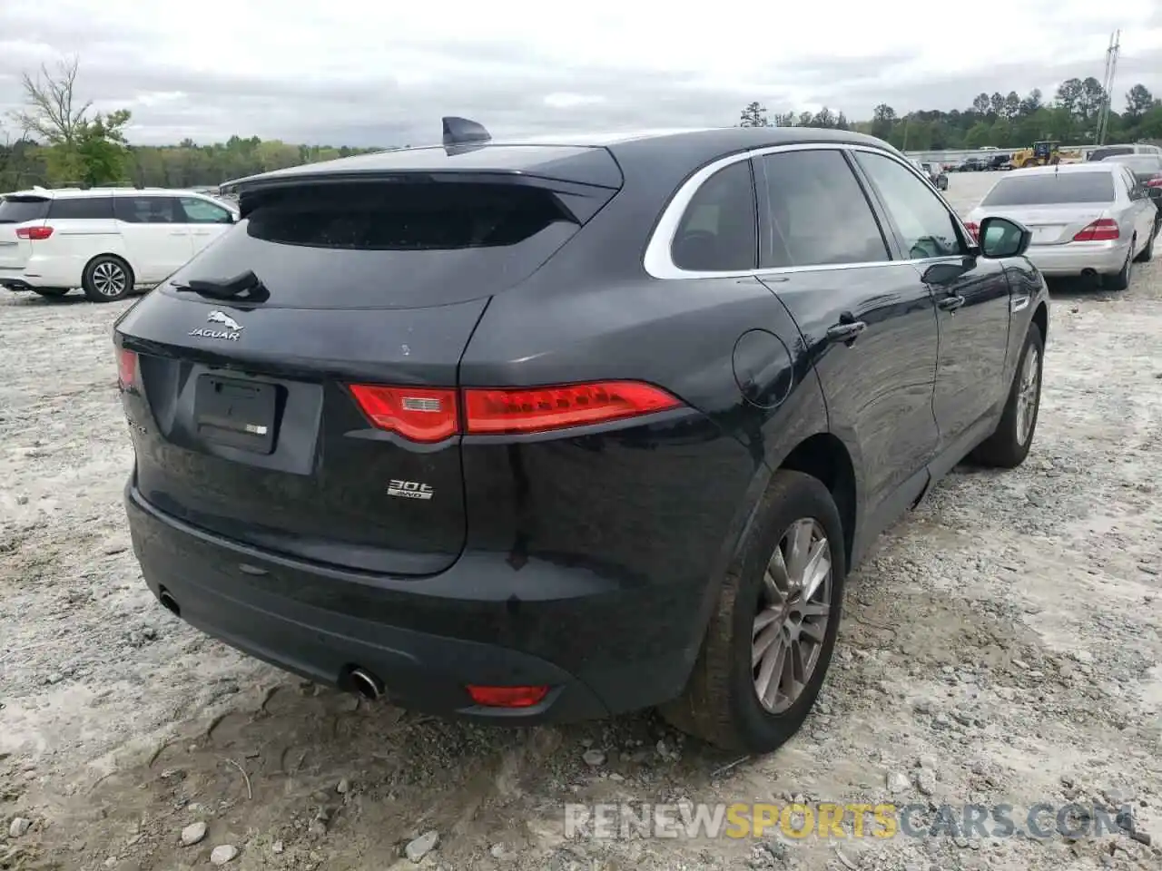 4 Фотография поврежденного автомобиля SADCK2GX4KA392648 JAGUAR F-PACE 2019