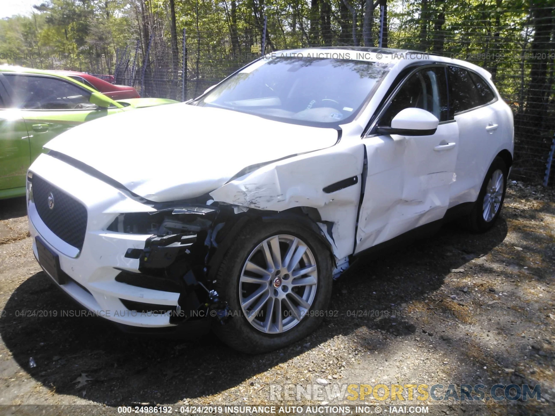 6 Фотография поврежденного автомобиля SADCK2GX4KA393010 JAGUAR F-PACE 2019