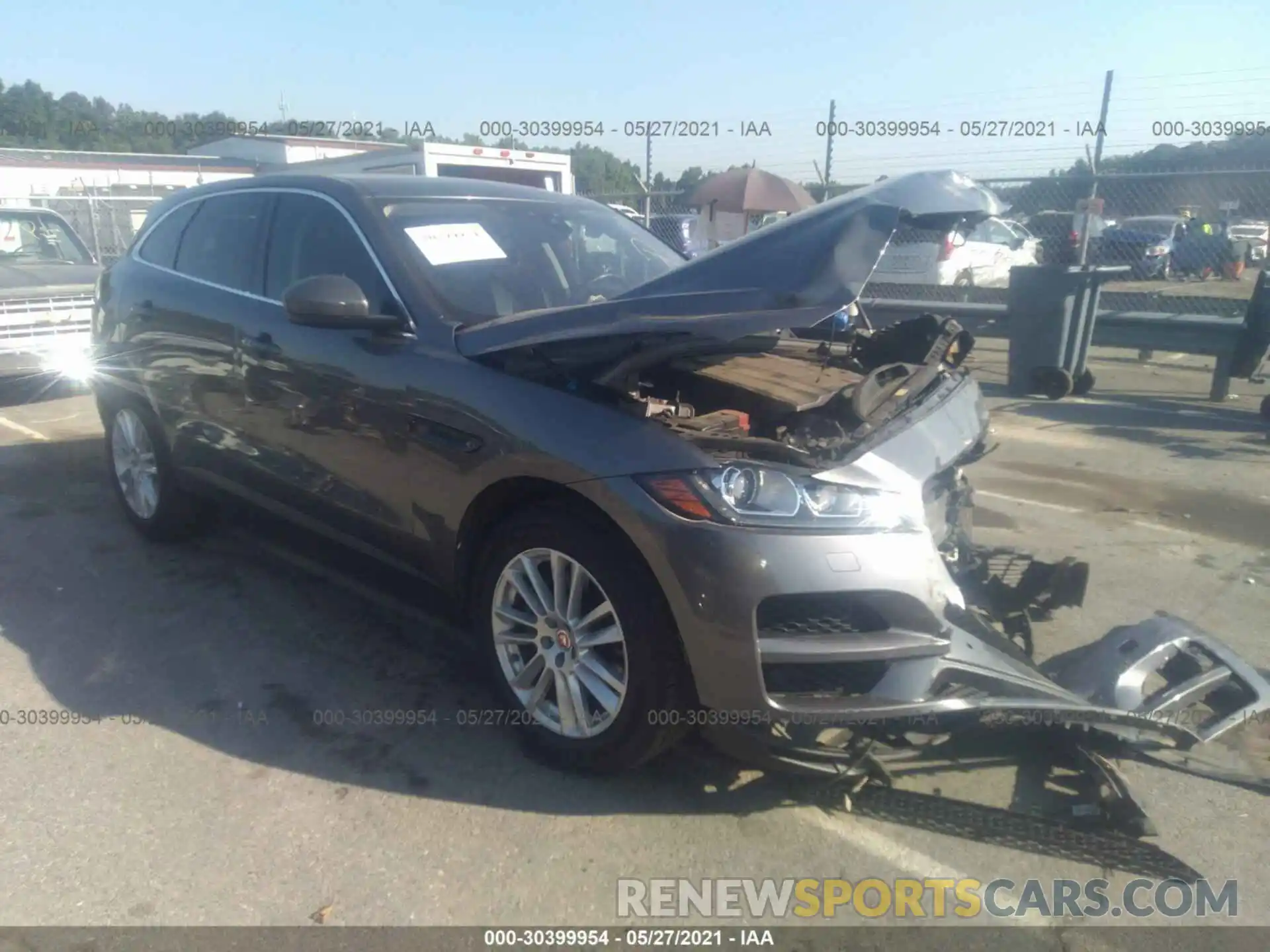 1 Photograph of a damaged car SADCK2GX4KA393993 JAGUAR F-PACE 2019