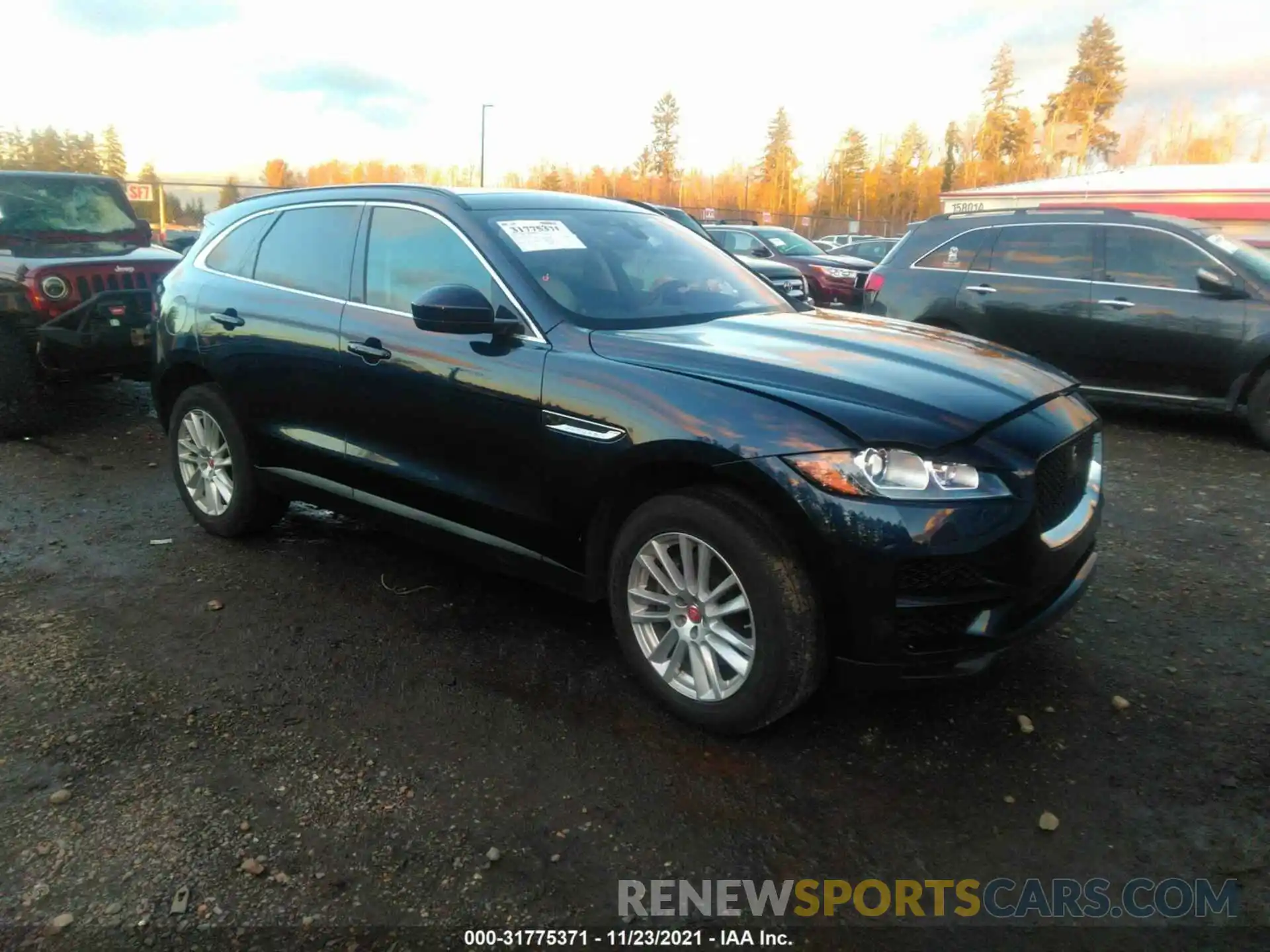 1 Фотография поврежденного автомобиля SADCK2GX5KA357701 JAGUAR F-PACE 2019