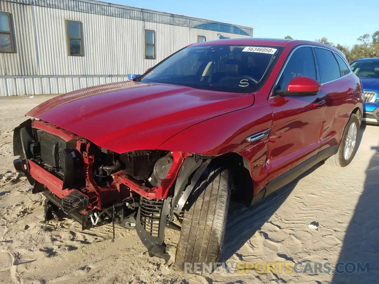 2 Photograph of a damaged car SADCK2GX5KA392710 JAGUAR F-PACE 2019