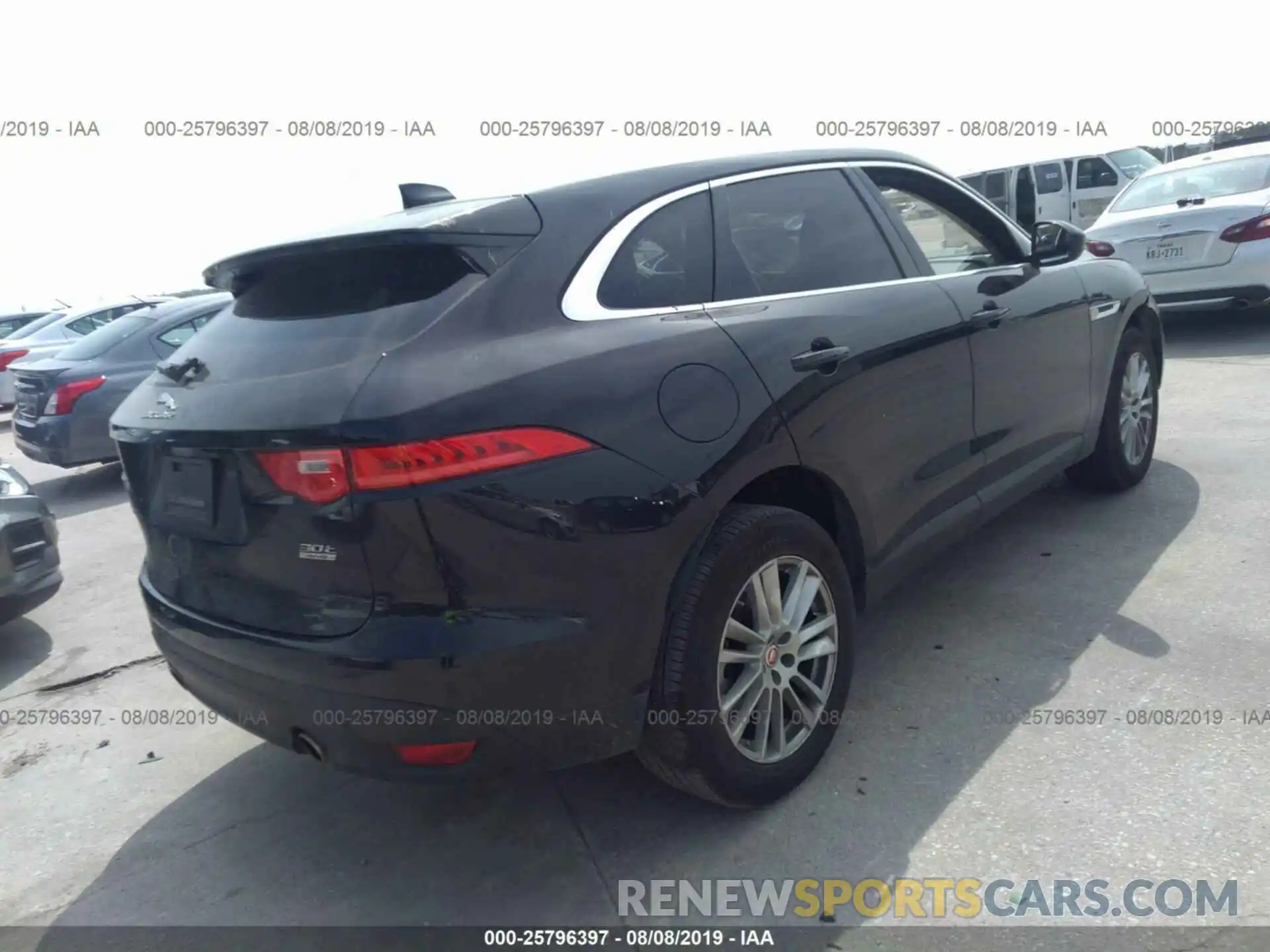 4 Фотография поврежденного автомобиля SADCK2GX5KA392769 JAGUAR F-PACE 2019