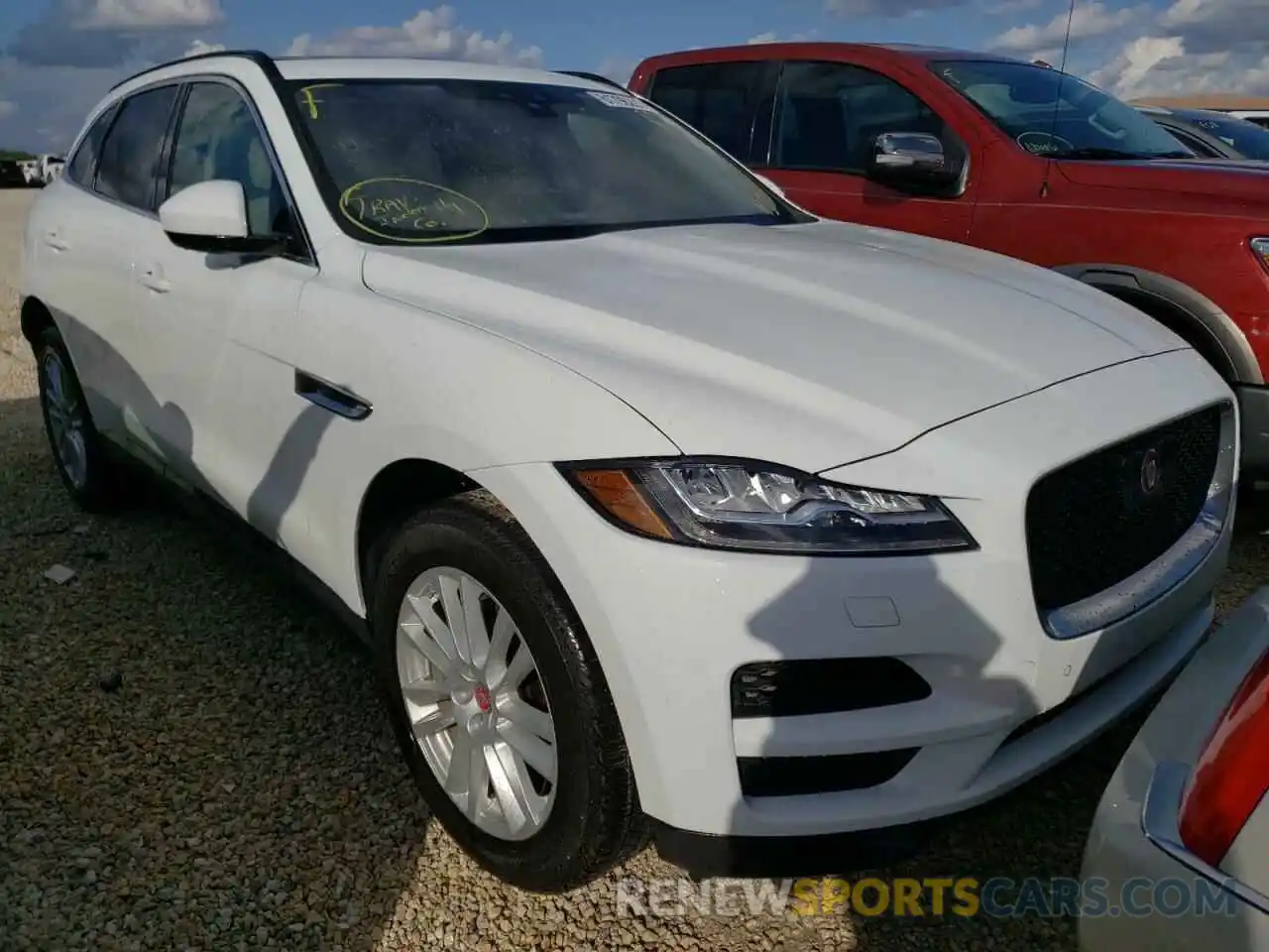 1 Photograph of a damaged car SADCK2GX6KA362325 JAGUAR F-PACE 2019