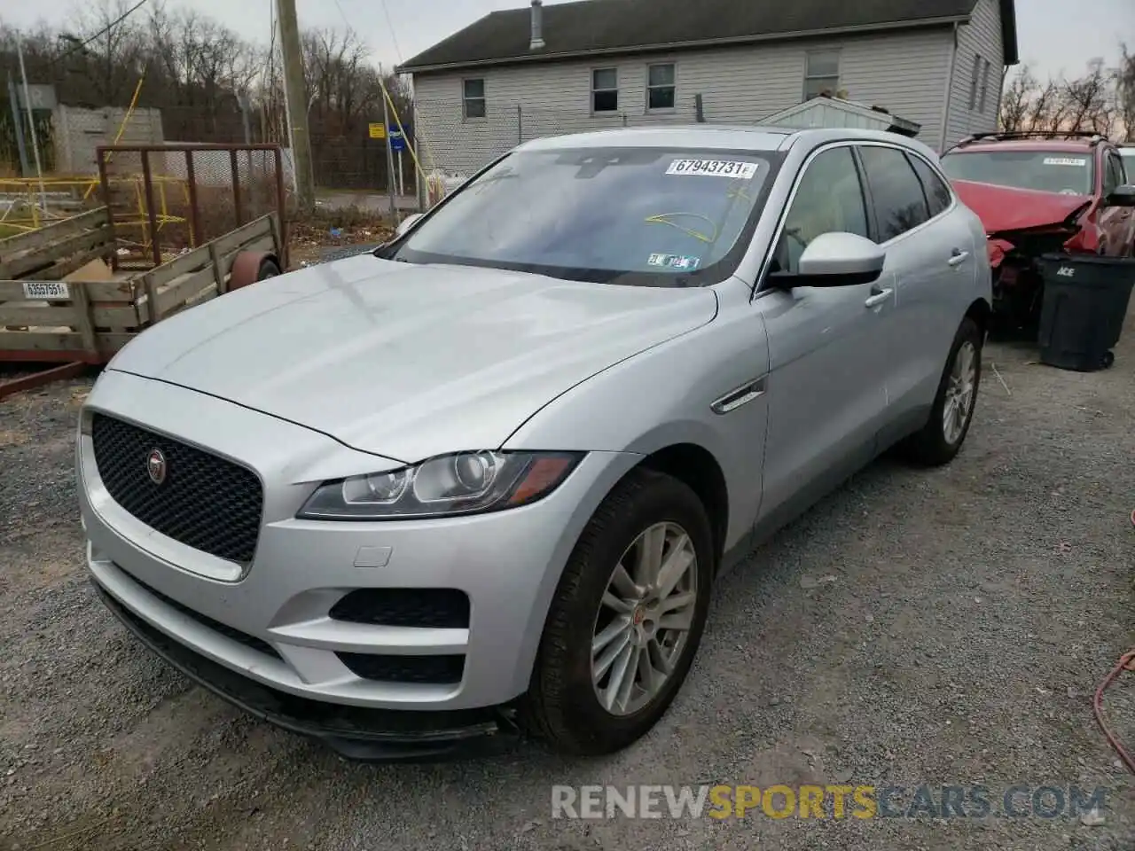 2 Фотография поврежденного автомобиля SADCK2GX6KA390772 JAGUAR F-PACE 2019