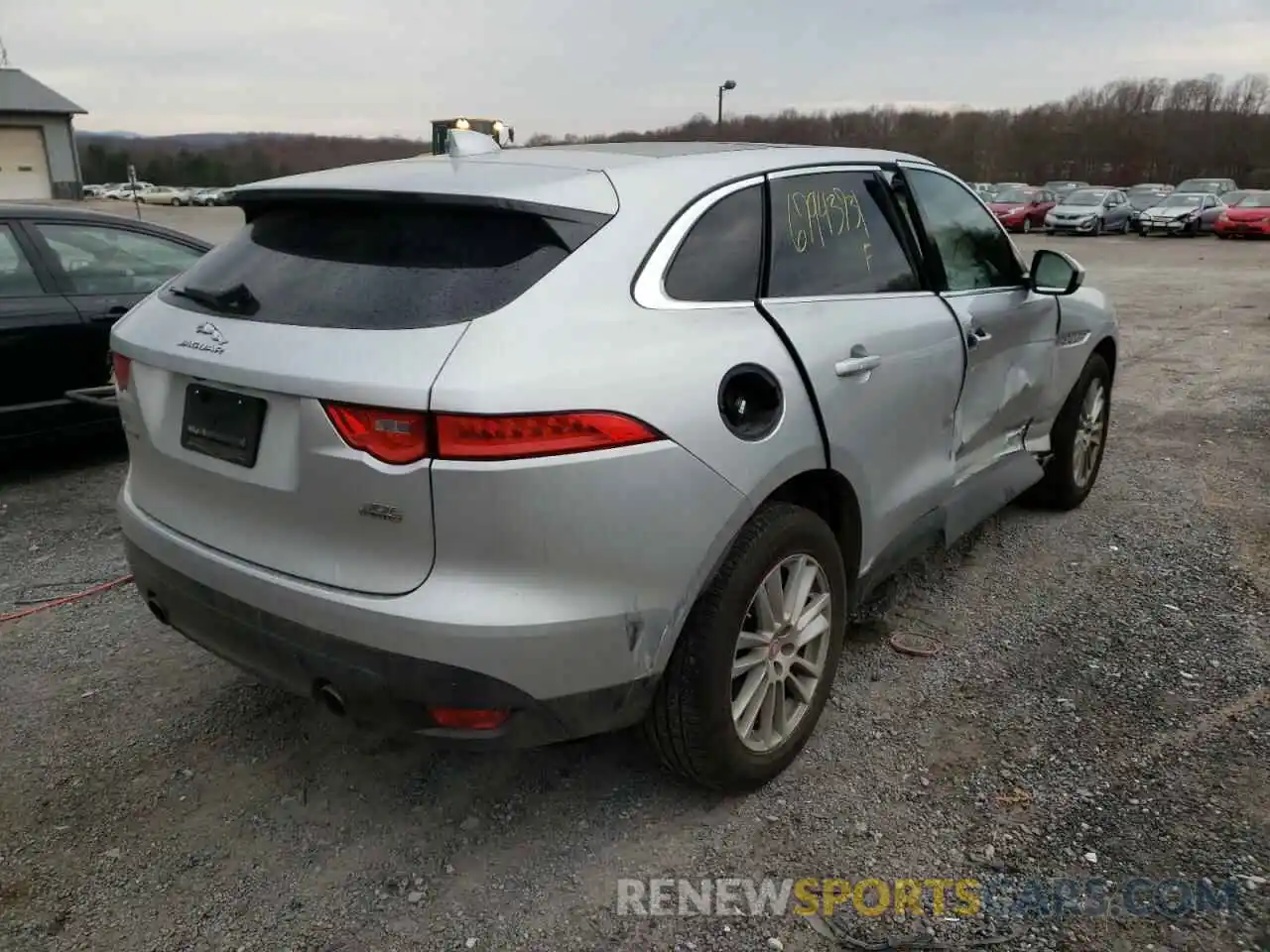 4 Фотография поврежденного автомобиля SADCK2GX6KA390772 JAGUAR F-PACE 2019