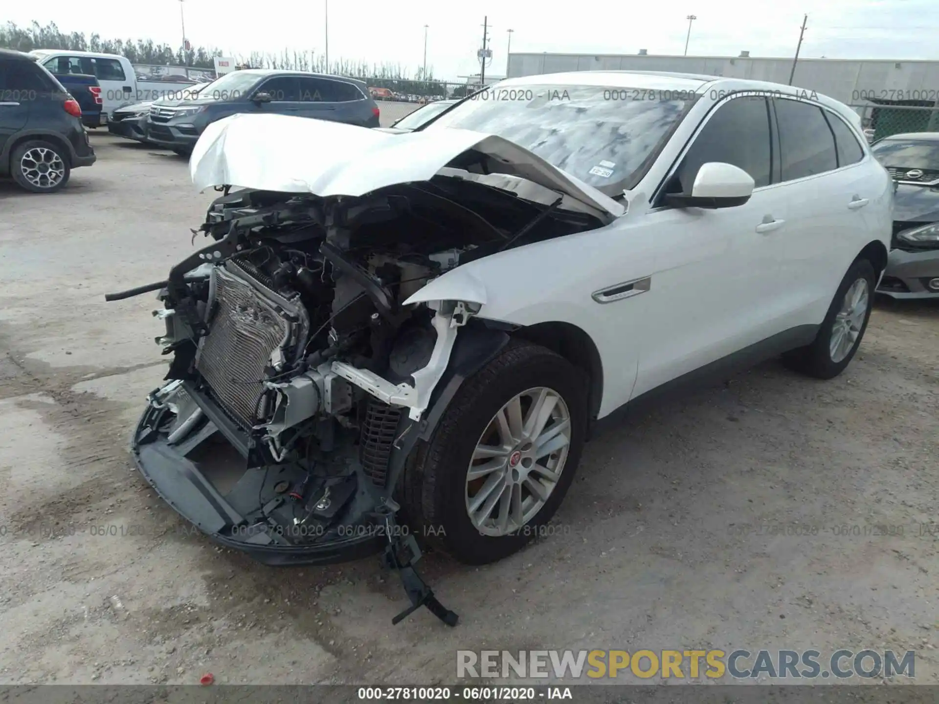 2 Фотография поврежденного автомобиля SADCK2GX6KA391307 JAGUAR F-PACE 2019