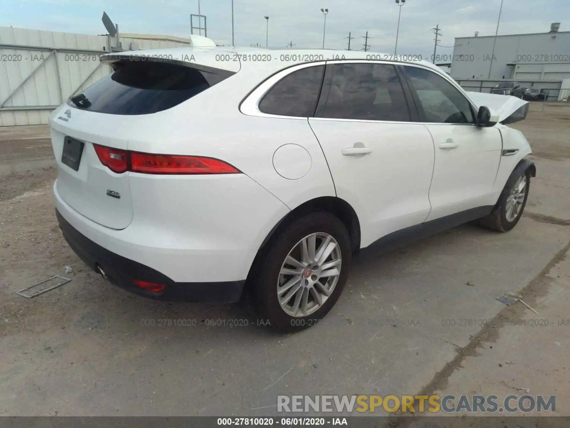 4 Фотография поврежденного автомобиля SADCK2GX6KA391307 JAGUAR F-PACE 2019