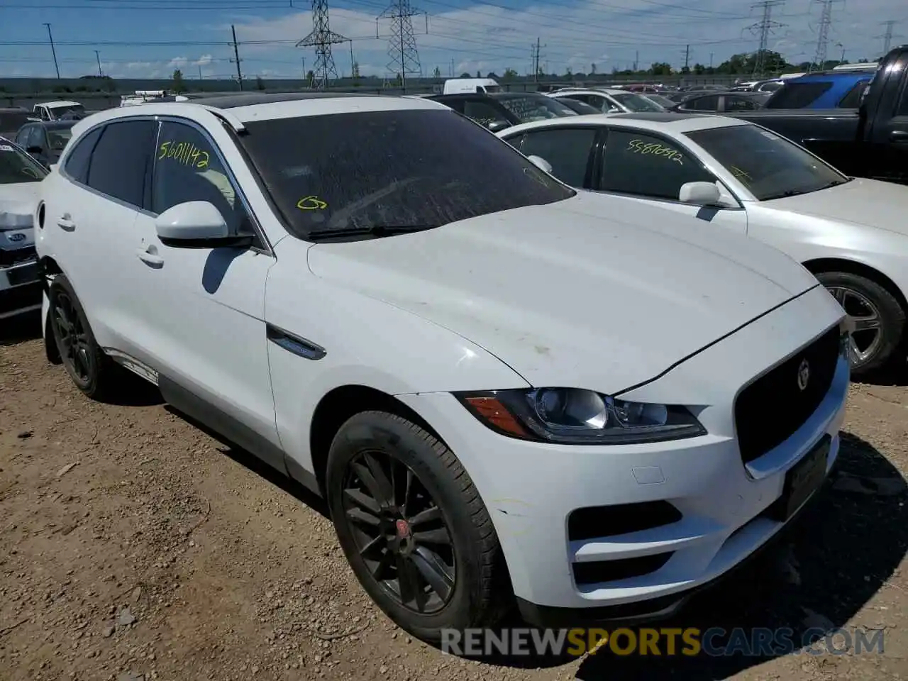 1 Фотография поврежденного автомобиля SADCK2GX6KA392859 JAGUAR F-PACE 2019