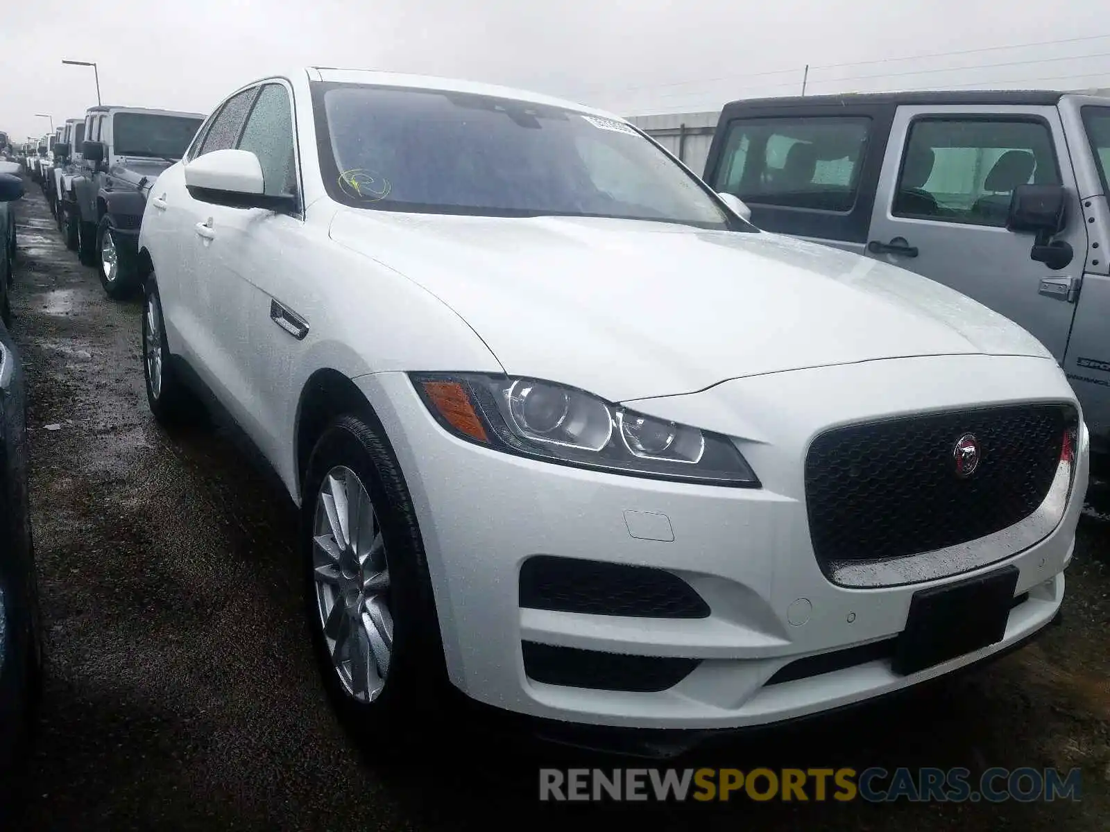 1 Photograph of a damaged car SADCK2GX6KA393283 JAGUAR F-PACE 2019