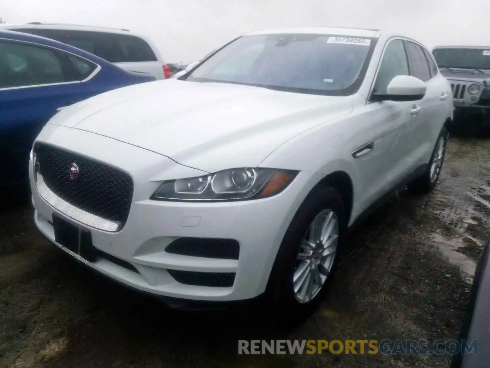 2 Фотография поврежденного автомобиля SADCK2GX6KA393283 JAGUAR F-PACE 2019