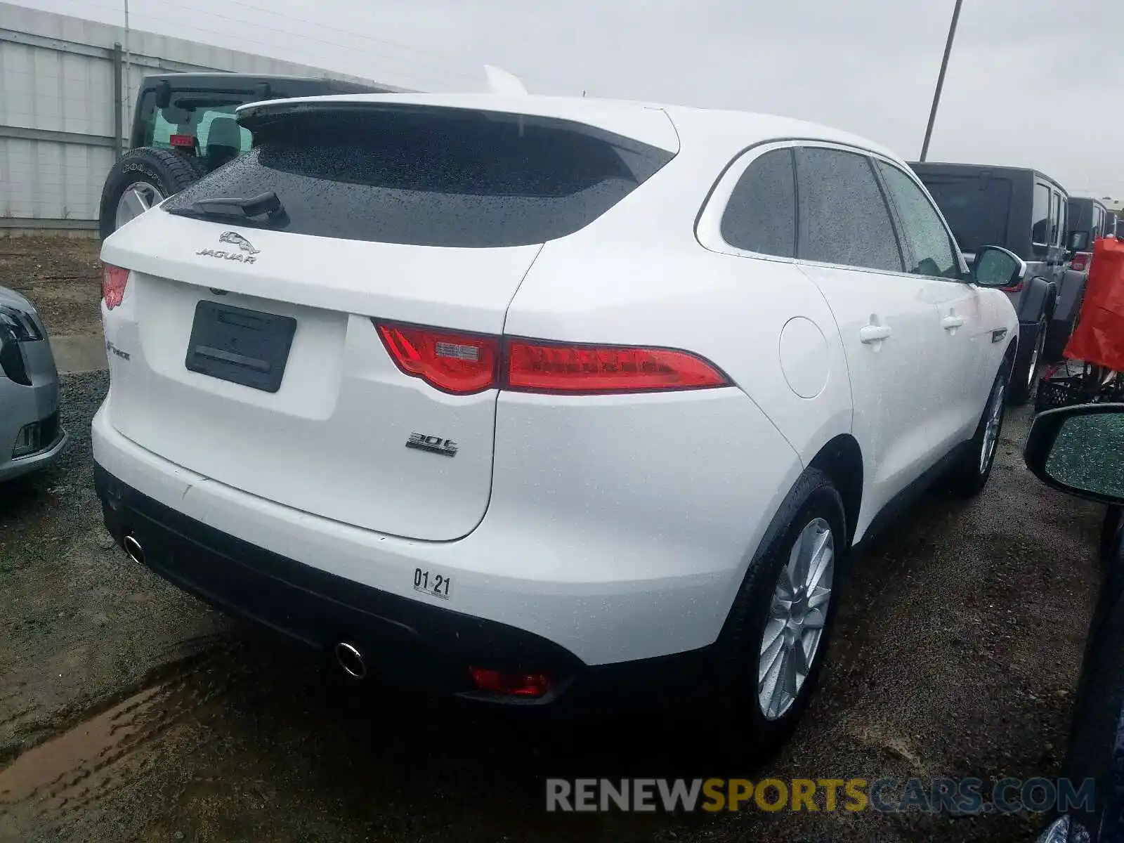 4 Фотография поврежденного автомобиля SADCK2GX6KA393283 JAGUAR F-PACE 2019