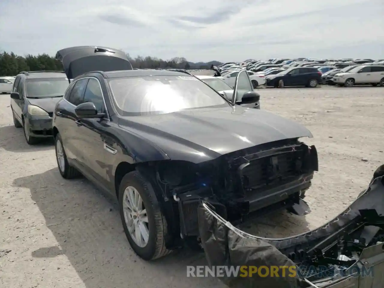 1 Photograph of a damaged car SADCK2GX8KA352959 JAGUAR F-PACE 2019