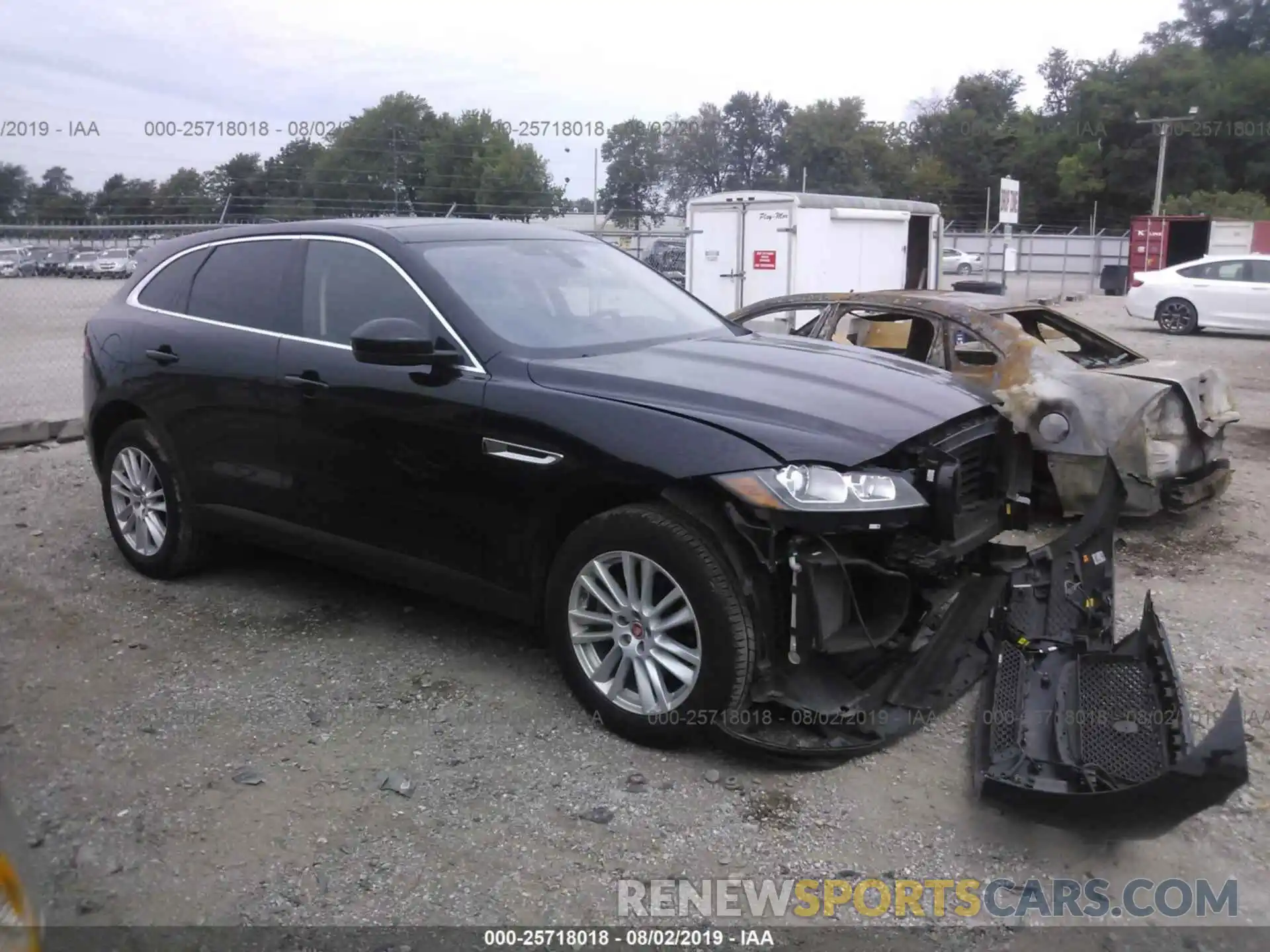 1 Photograph of a damaged car SADCK2GX8KA390322 JAGUAR F-PACE 2019