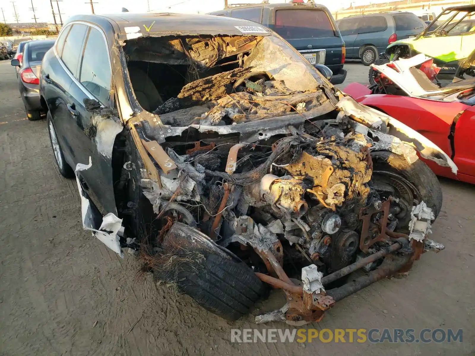 1 Photograph of a damaged car SADCK2GX8KA390336 JAGUAR F-PACE 2019
