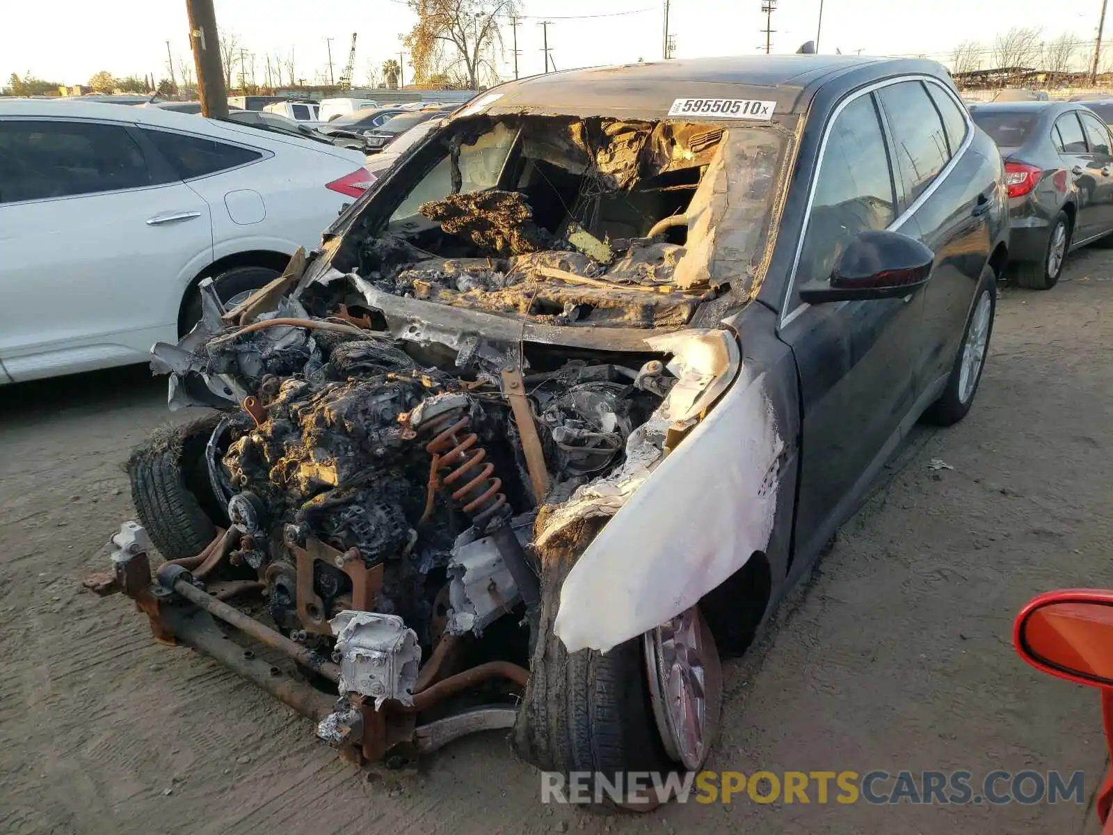 2 Фотография поврежденного автомобиля SADCK2GX8KA390336 JAGUAR F-PACE 2019