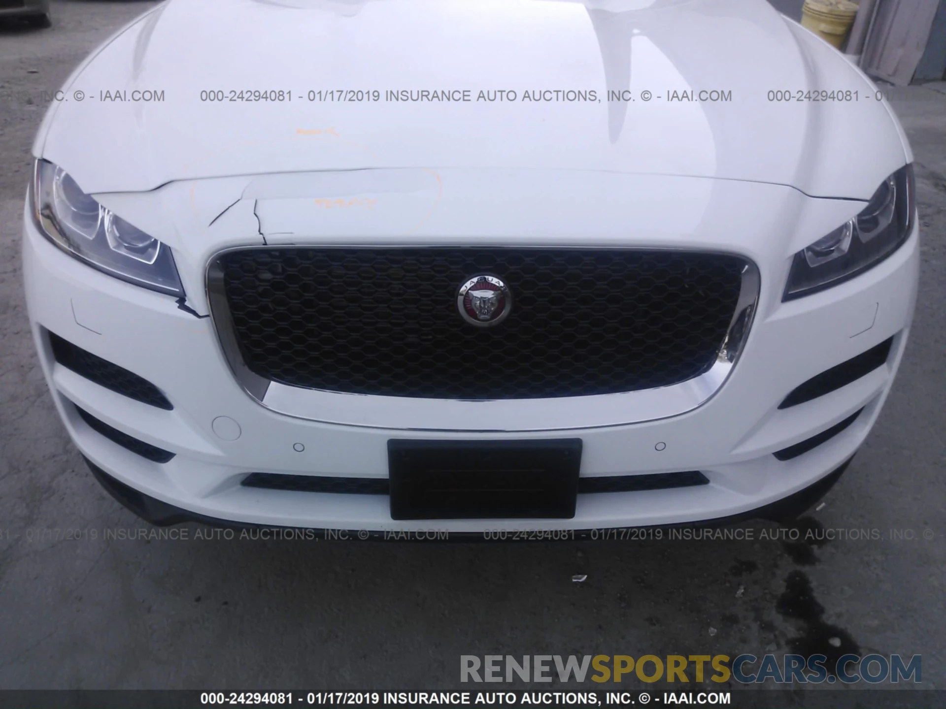 6 Photograph of a damaged car SADCK2GX8KA390353 JAGUAR F-PACE 2019