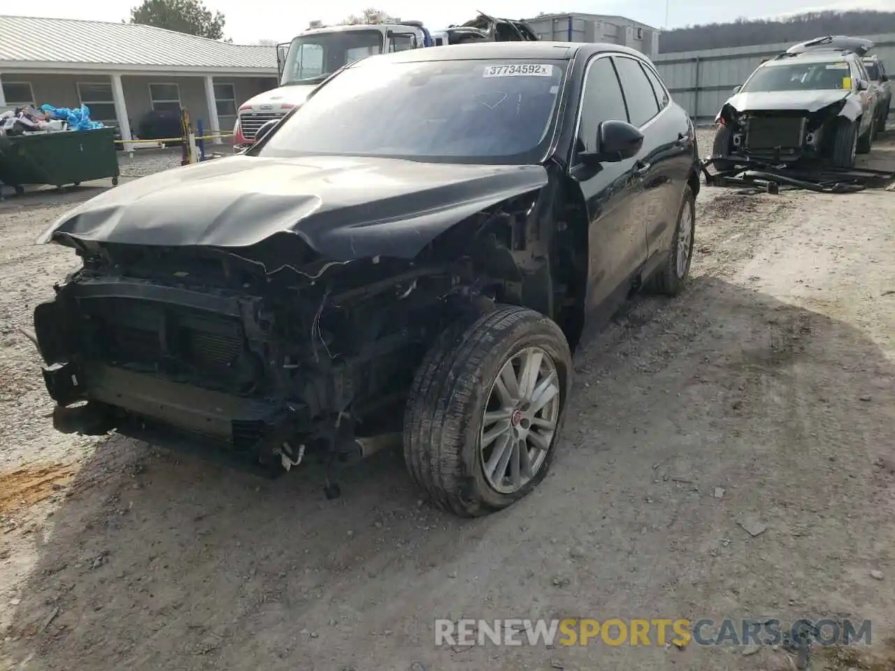 2 Photograph of a damaged car SADCK2GX8KA395097 JAGUAR F-PACE 2019