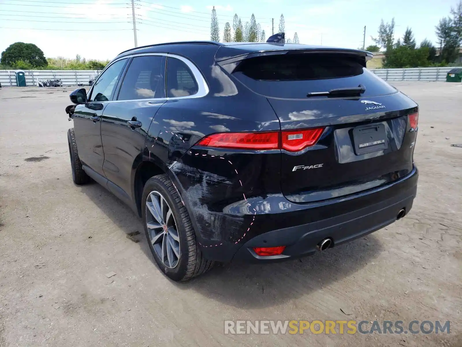 3 Фотография поврежденного автомобиля SADCK2GX8KA398422 JAGUAR F-PACE 2019