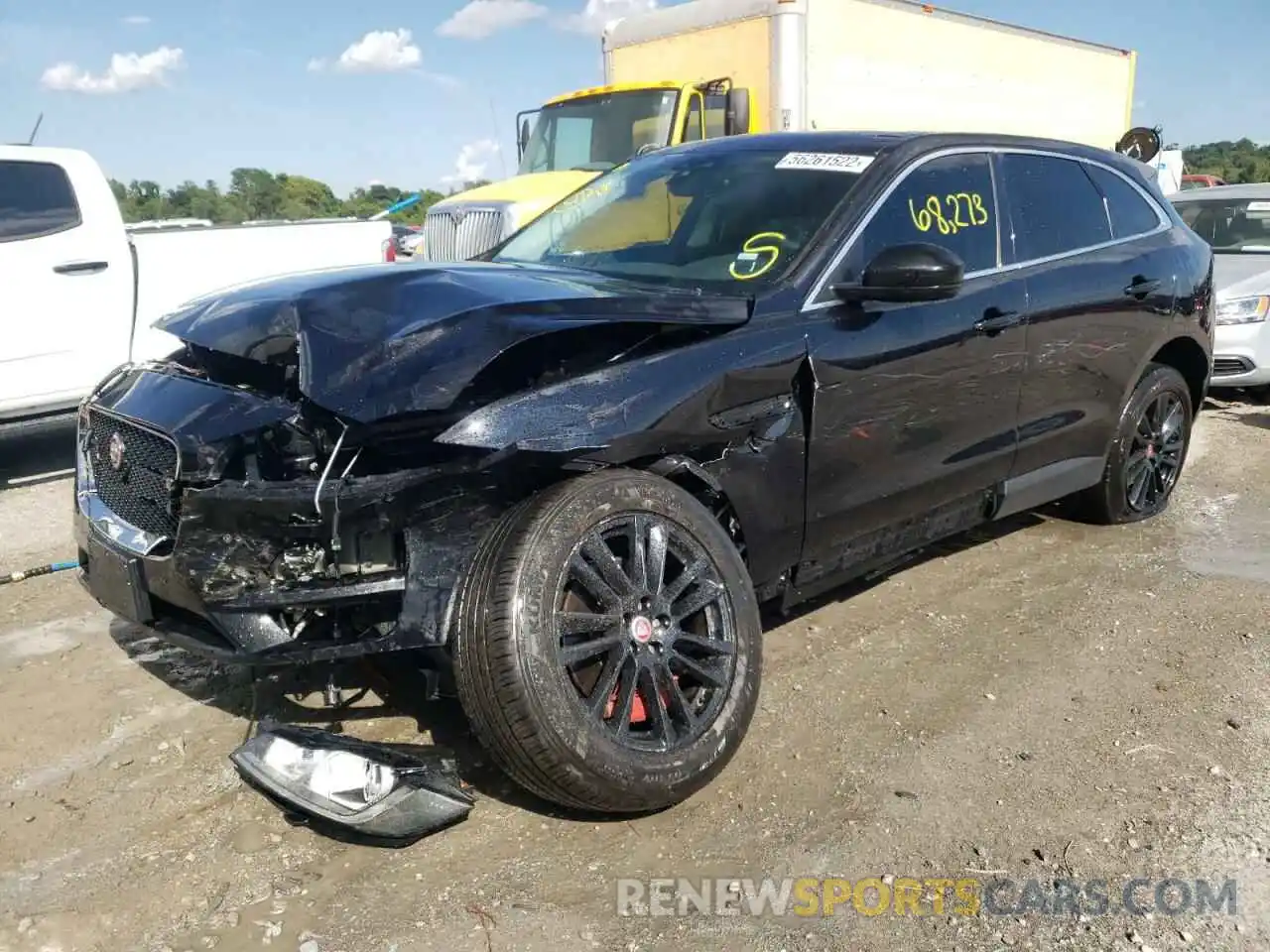 2 Фотография поврежденного автомобиля SADCK2GX8KA605276 JAGUAR F-PACE 2019