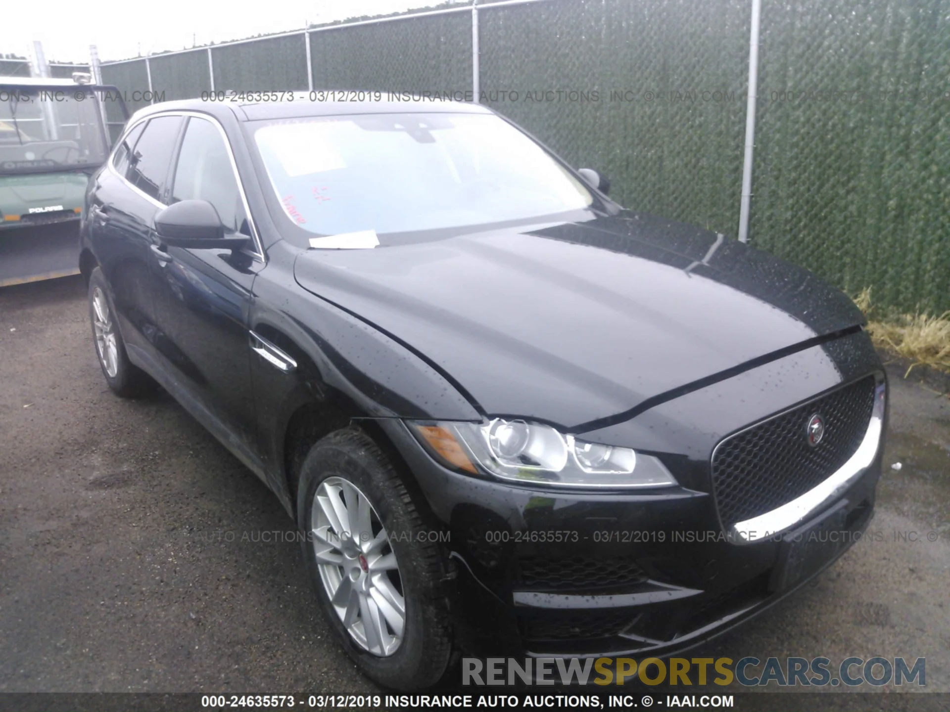 1 Photograph of a damaged car SADCK2GX9KA391429 JAGUAR F-PACE 2019