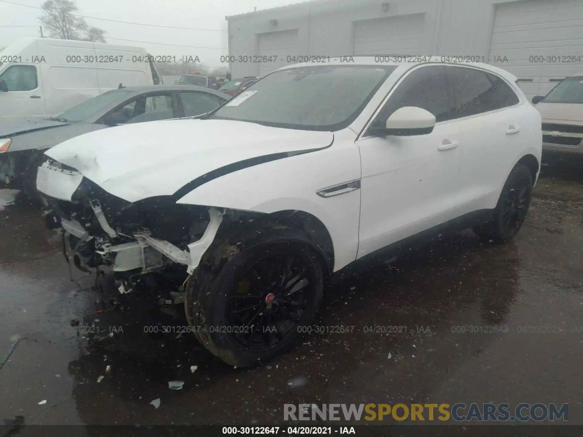 2 Фотография поврежденного автомобиля SADCK2GX9KA392712 JAGUAR F-PACE 2019