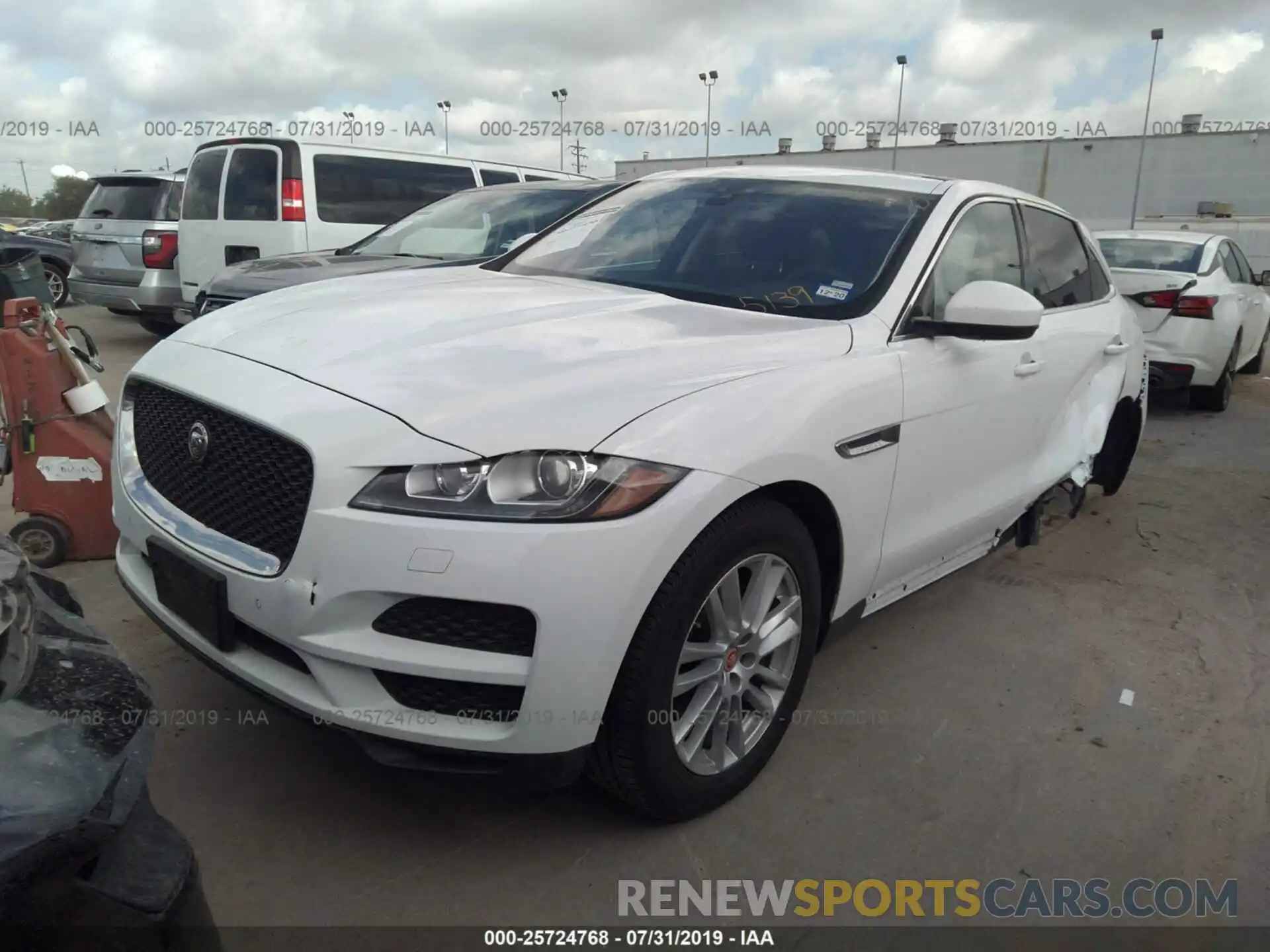 2 Photograph of a damaged car SADCK2GX9KA395139 JAGUAR F-PACE 2019