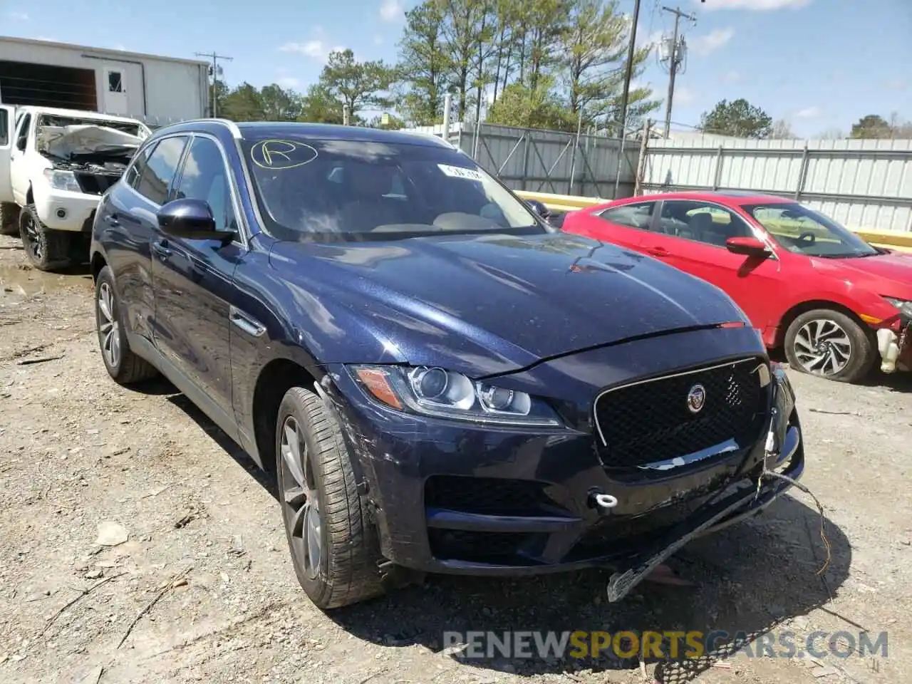 1 Фотография поврежденного автомобиля SADCK2GXXKA352669 JAGUAR F-PACE 2019