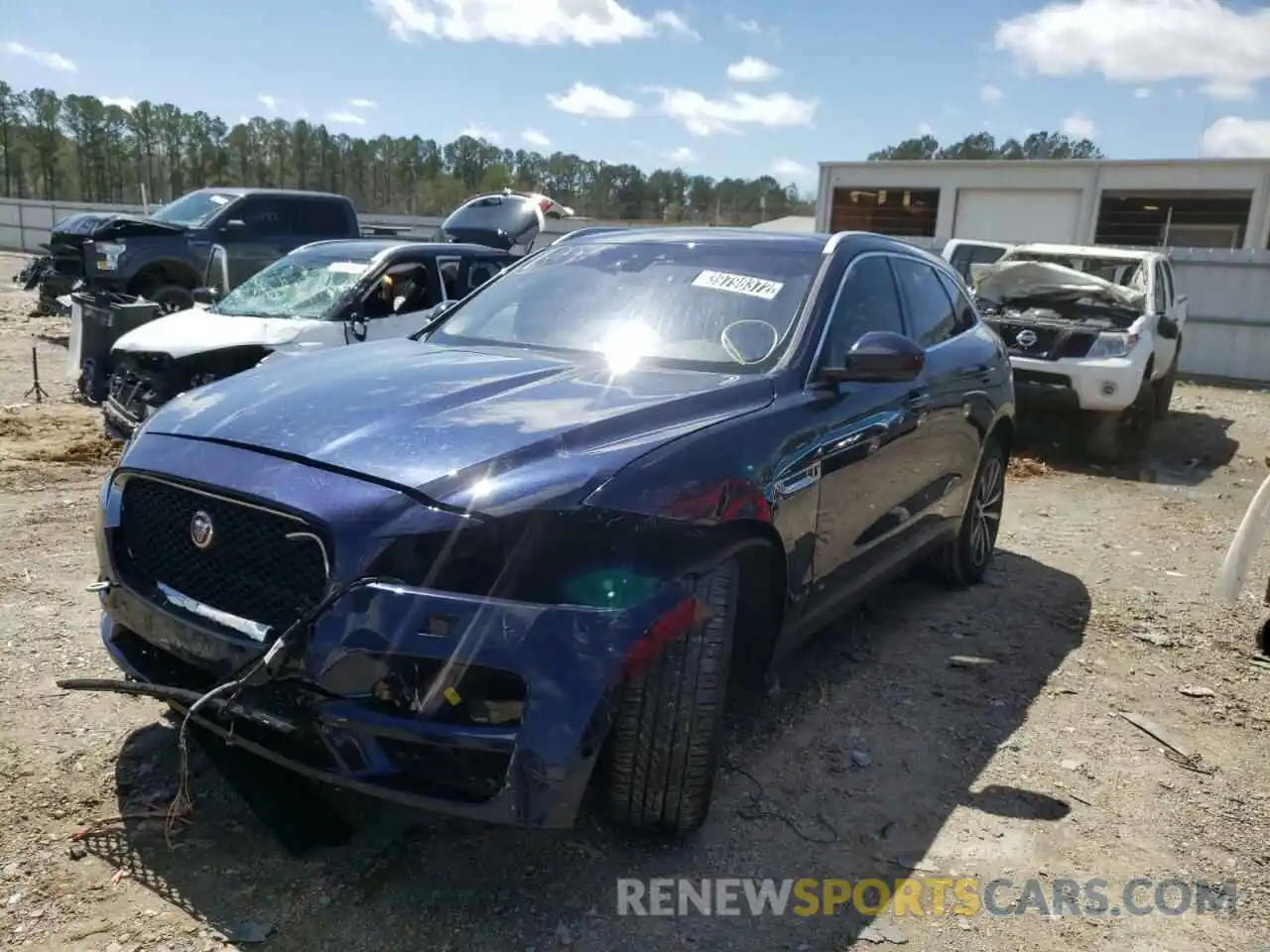 2 Photograph of a damaged car SADCK2GXXKA352669 JAGUAR F-PACE 2019