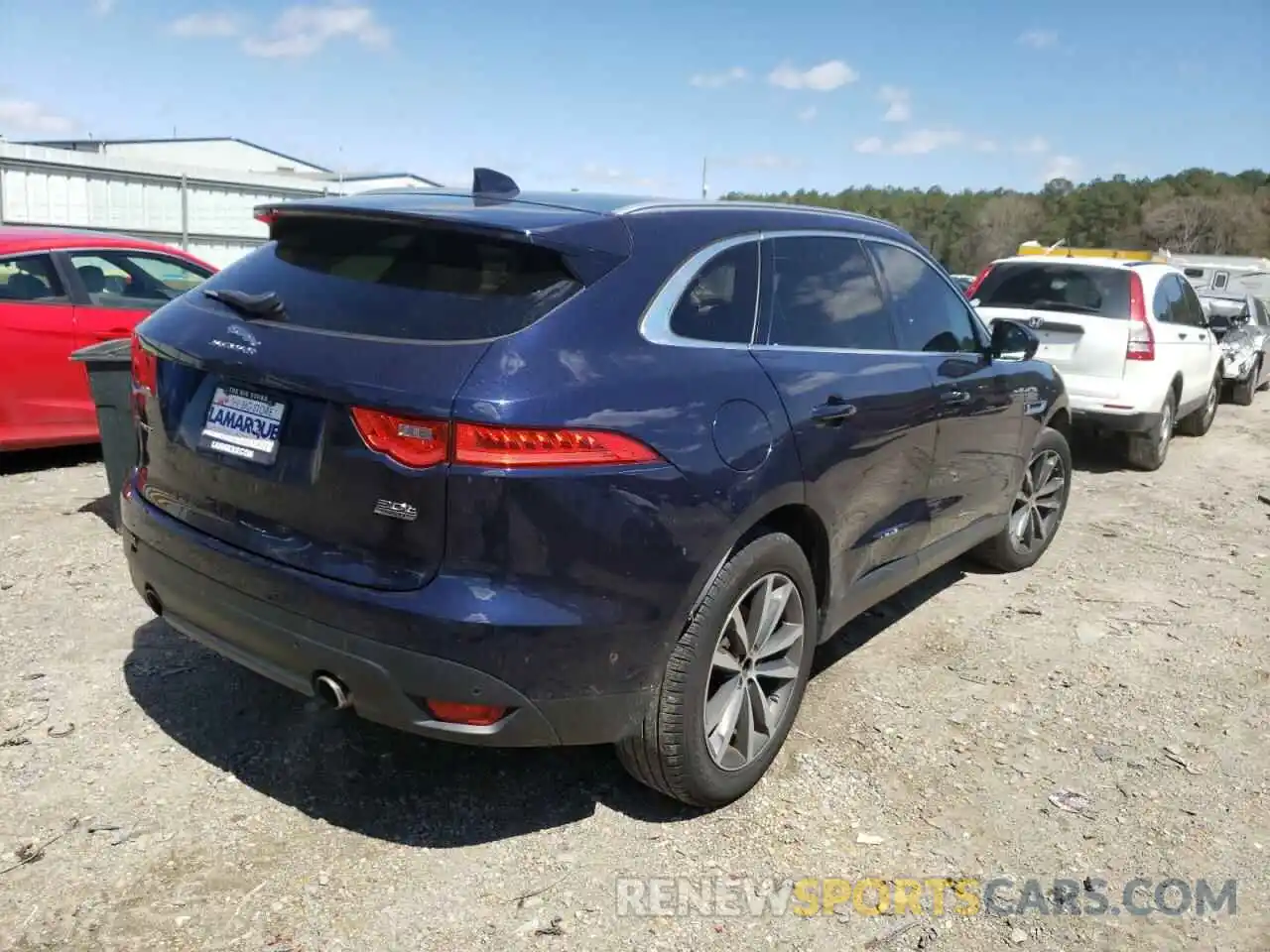 4 Фотография поврежденного автомобиля SADCK2GXXKA352669 JAGUAR F-PACE 2019