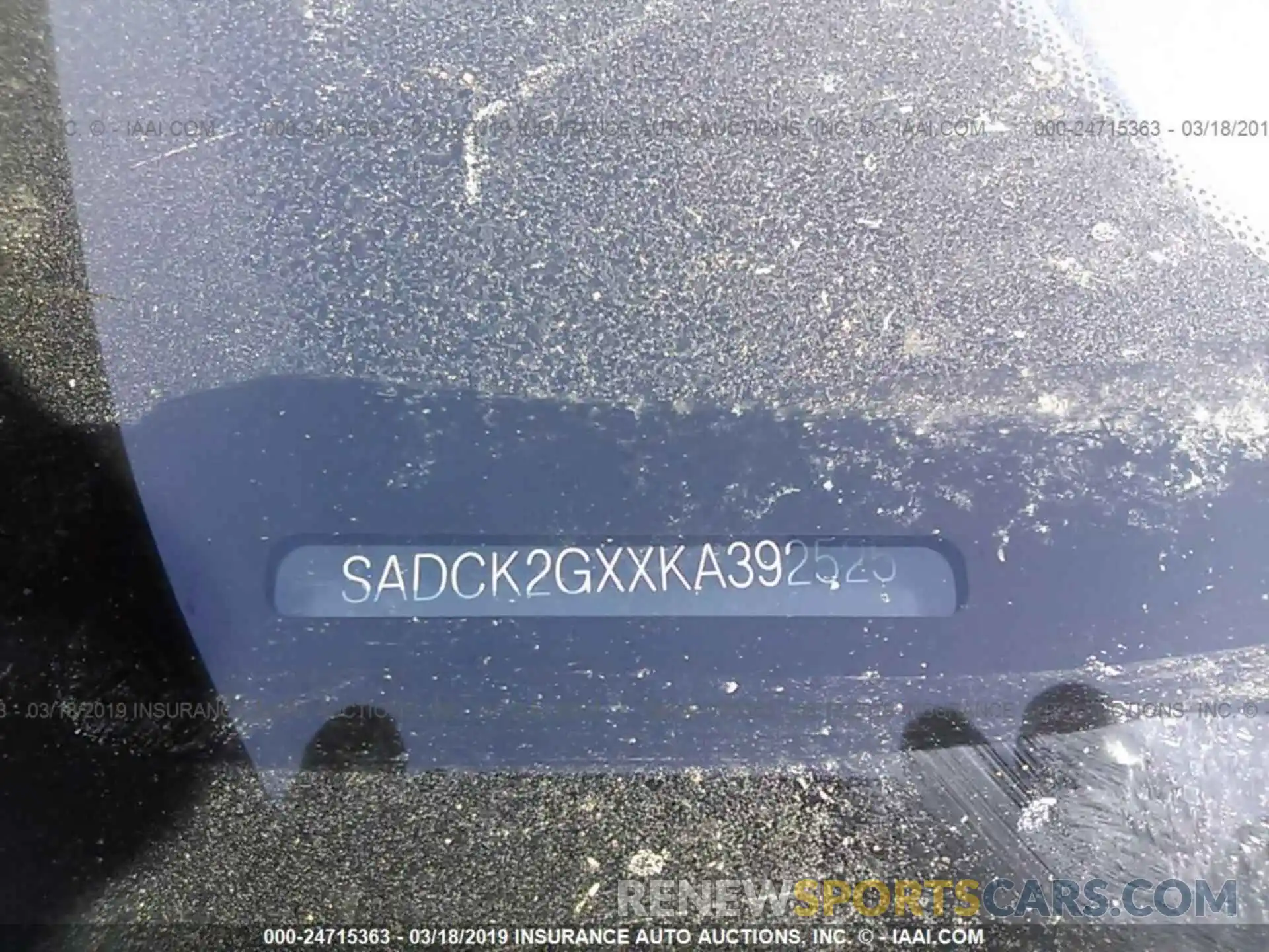 9 Photograph of a damaged car SADCK2GXXKA392525 JAGUAR F-PACE 2019