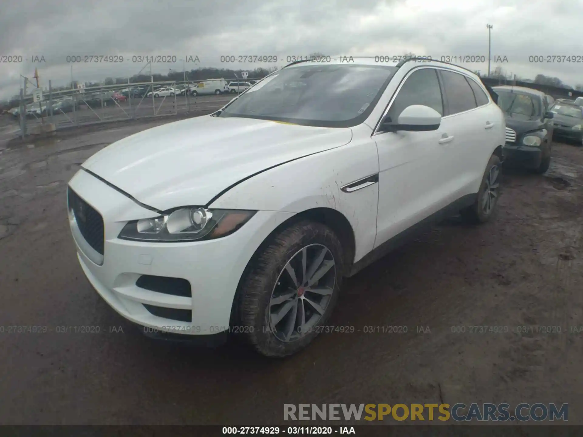 2 Фотография поврежденного автомобиля SADCK2GXXKA399703 JAGUAR F-PACE 2019