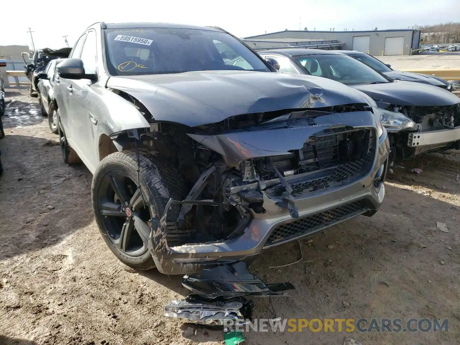 1 Photograph of a damaged car SADCL2FN6KA607752 JAGUAR F-PACE 2019