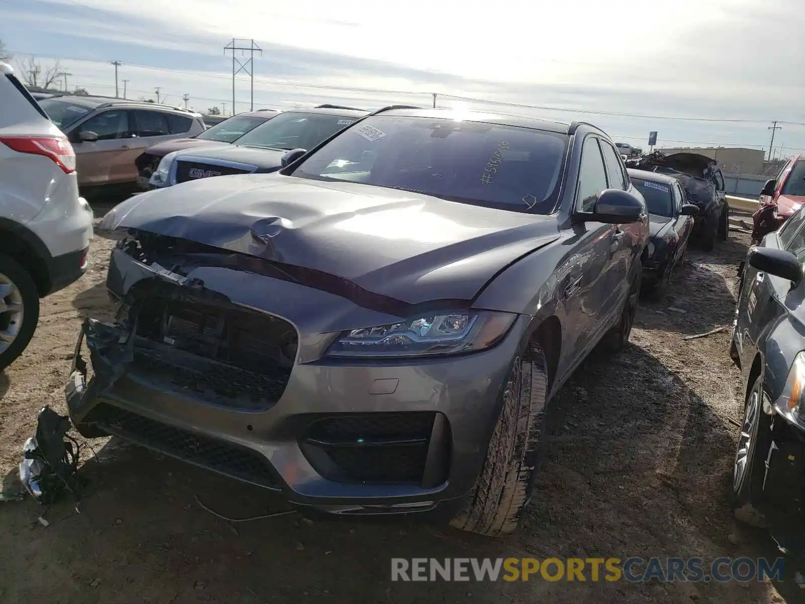 2 Photograph of a damaged car SADCL2FN6KA607752 JAGUAR F-PACE 2019