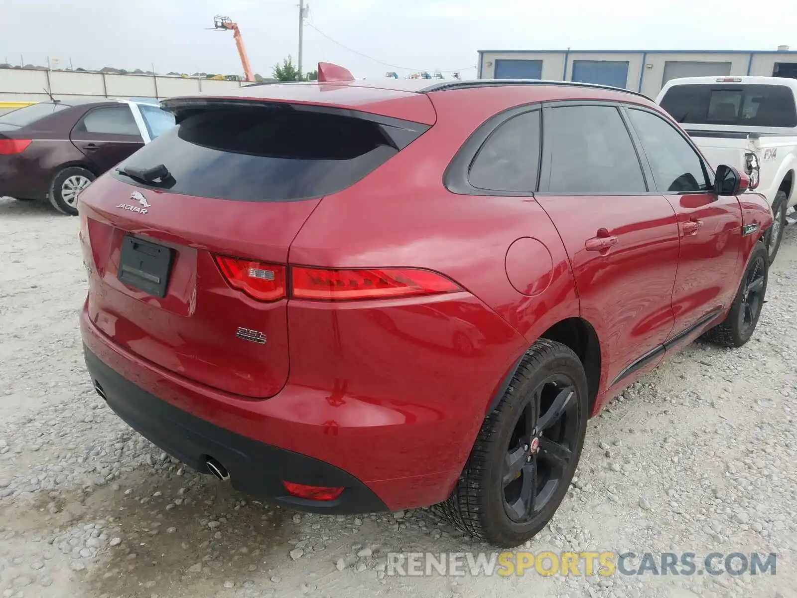 4 Фотография поврежденного автомобиля SADCL2FX0KA351979 JAGUAR F-PACE 2019