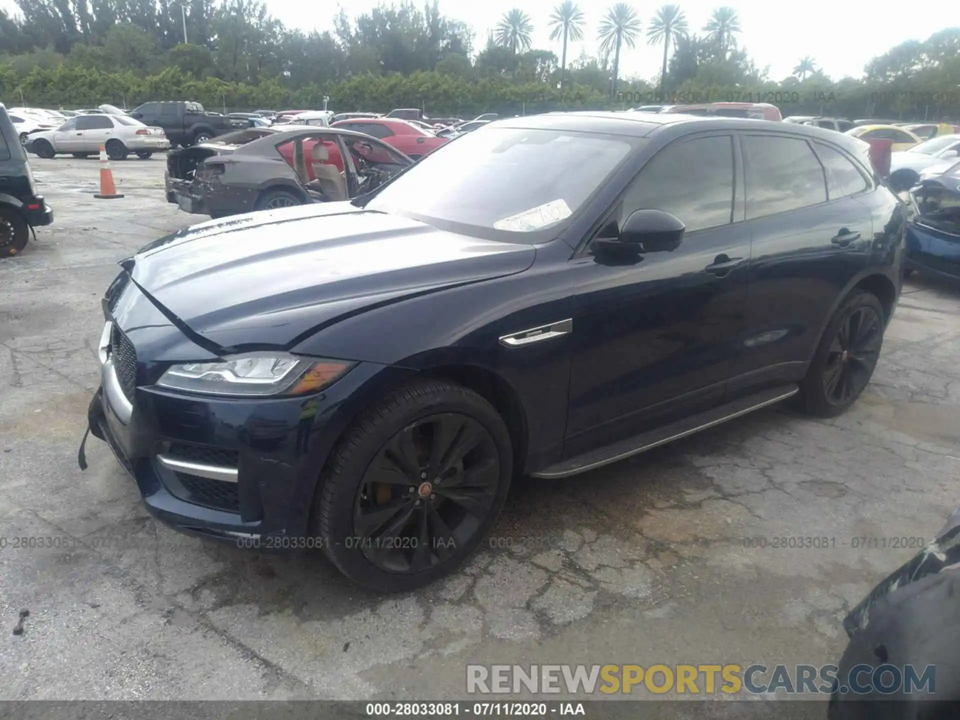 2 Photograph of a damaged car SADCL2FX2KA356584 JAGUAR F-PACE 2019